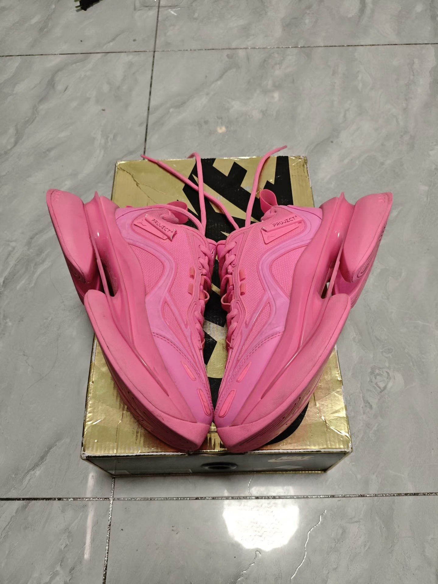 Li-Ning Li-Ning Pink Lowtop Sneakers us_6 Women Size US 6 / IT 36 - 3 Thumbnail