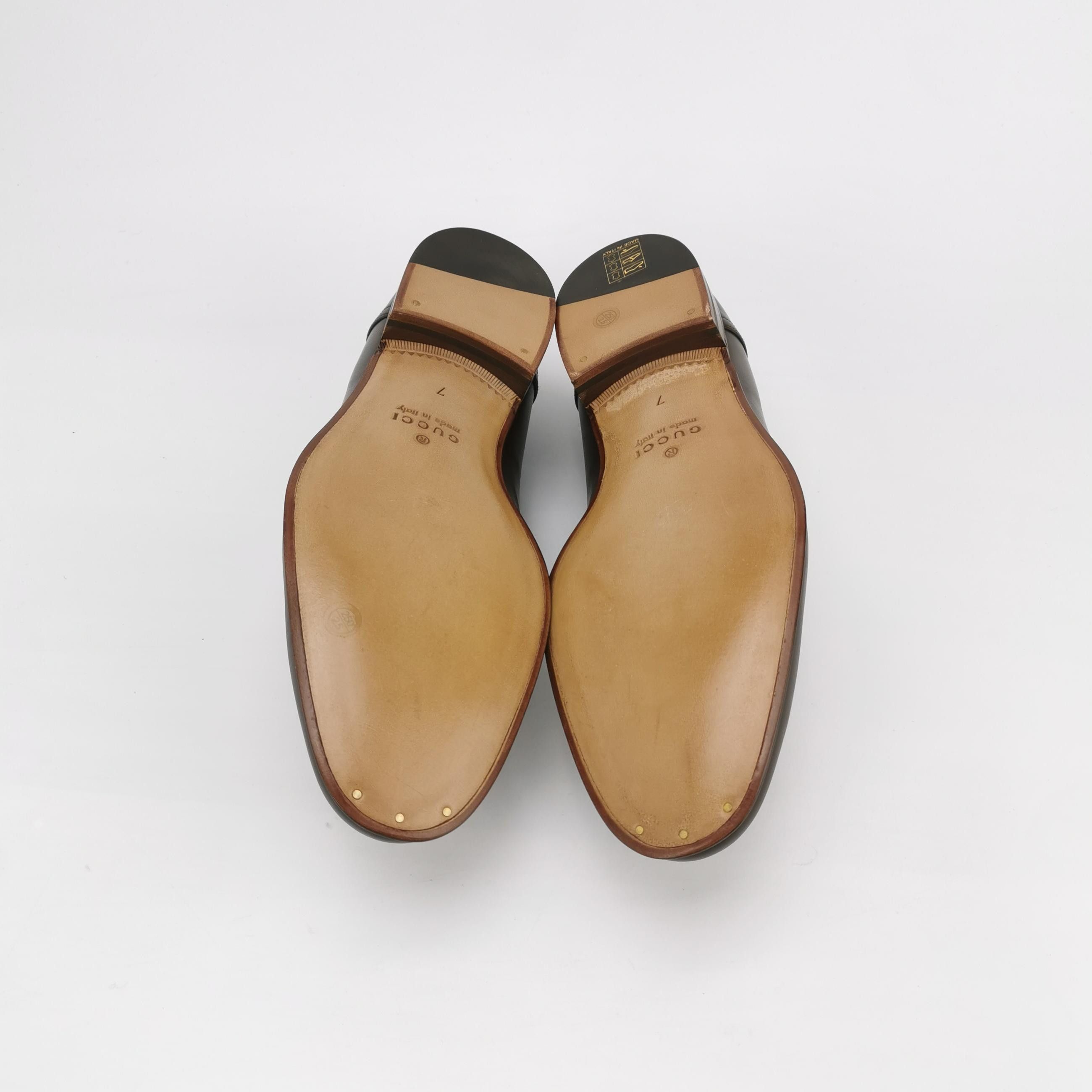 Gucci Gucci Interlocking G Leather Loafers 7 Size US 8 / EU 41 - 6 Thumbnail