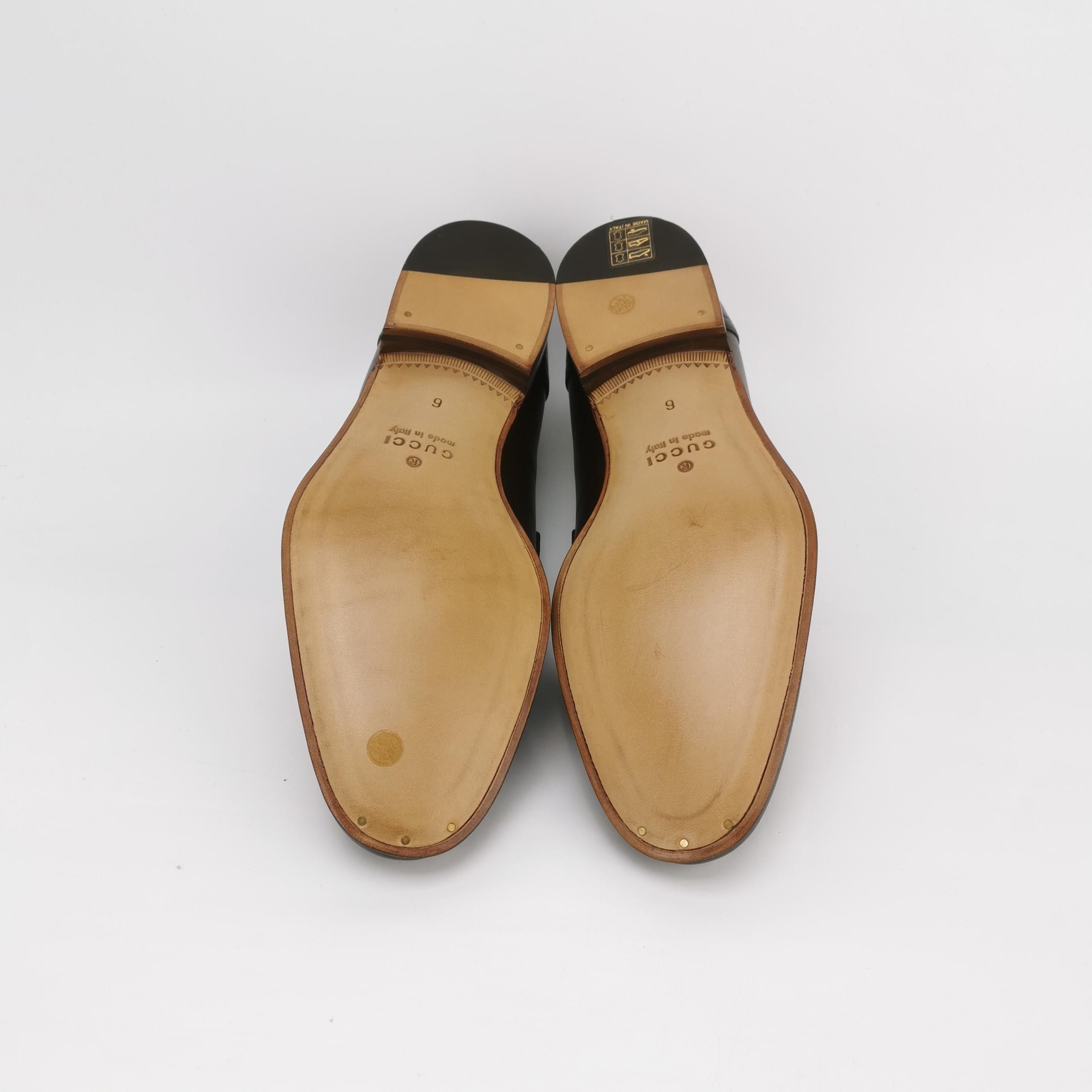 Gucci Gucci Interlocking G Leather Loafers 6 / 40 Size US 7 / EU 40 - 6 Thumbnail