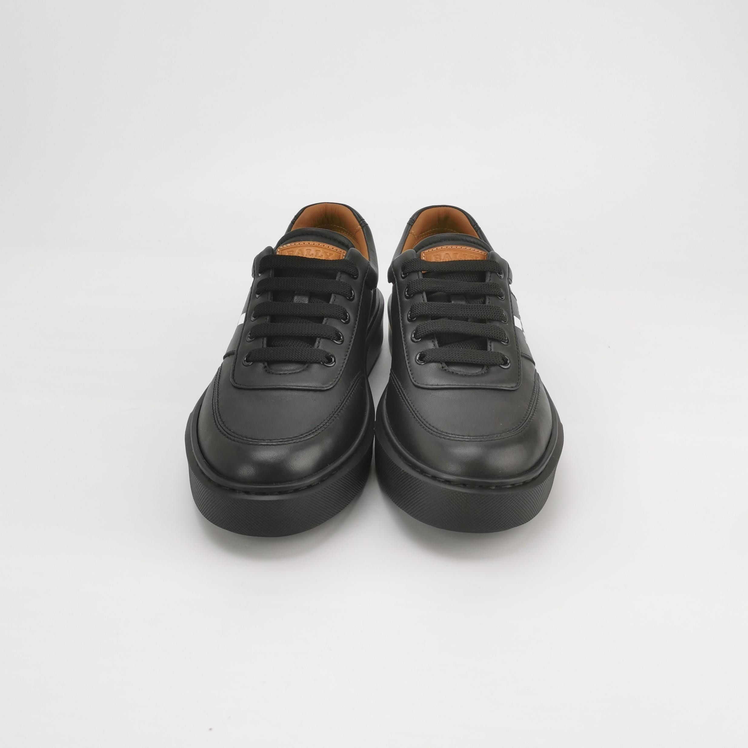 Bally Bally Coby Stripe Logo Leather Sneakers 39.5 Size US 6 / EU 39 - 4 Thumbnail