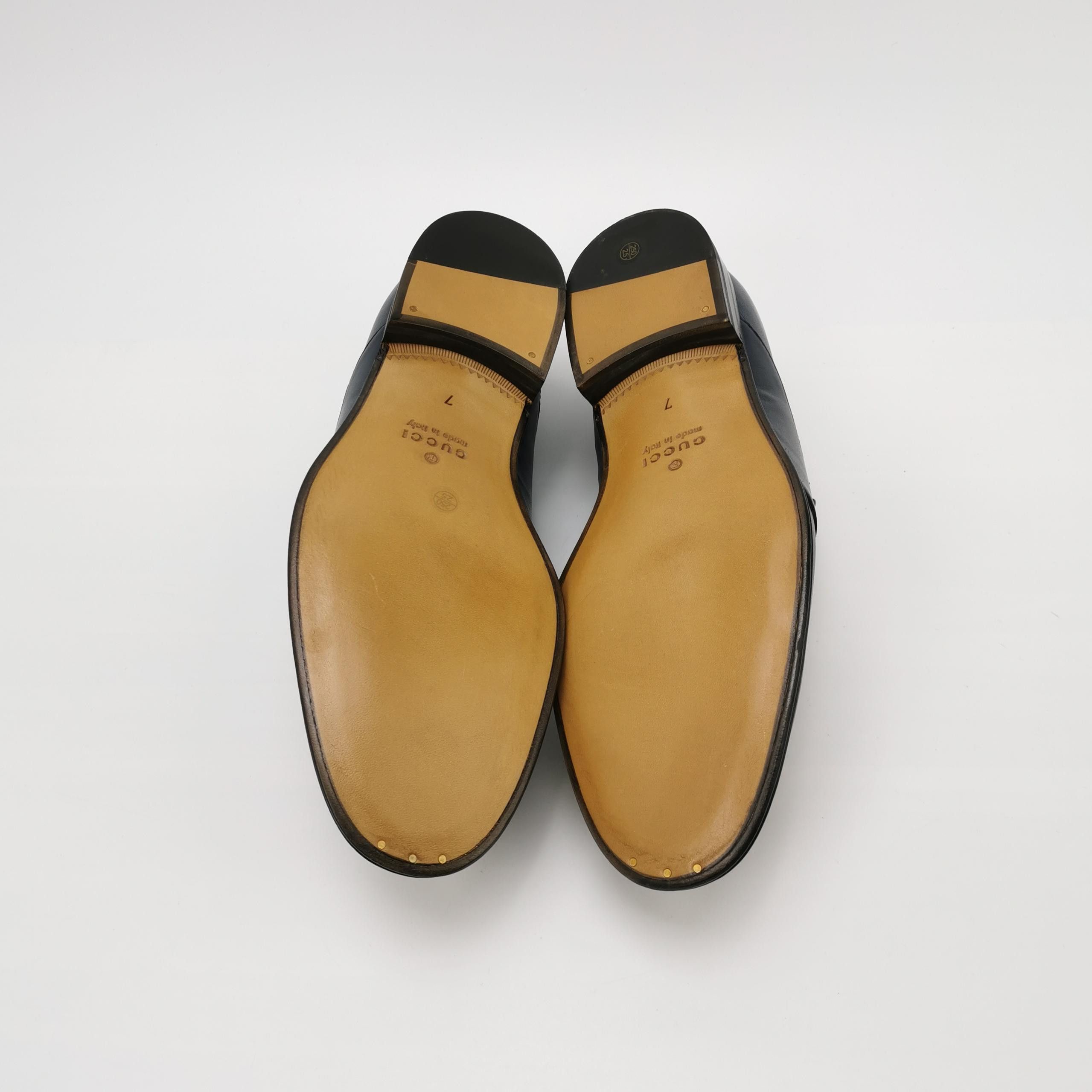 Gucci Gucci Interlocking G Chain Leather Loafers EU 41 Size US 8 / EU 41 - 6 Thumbnail