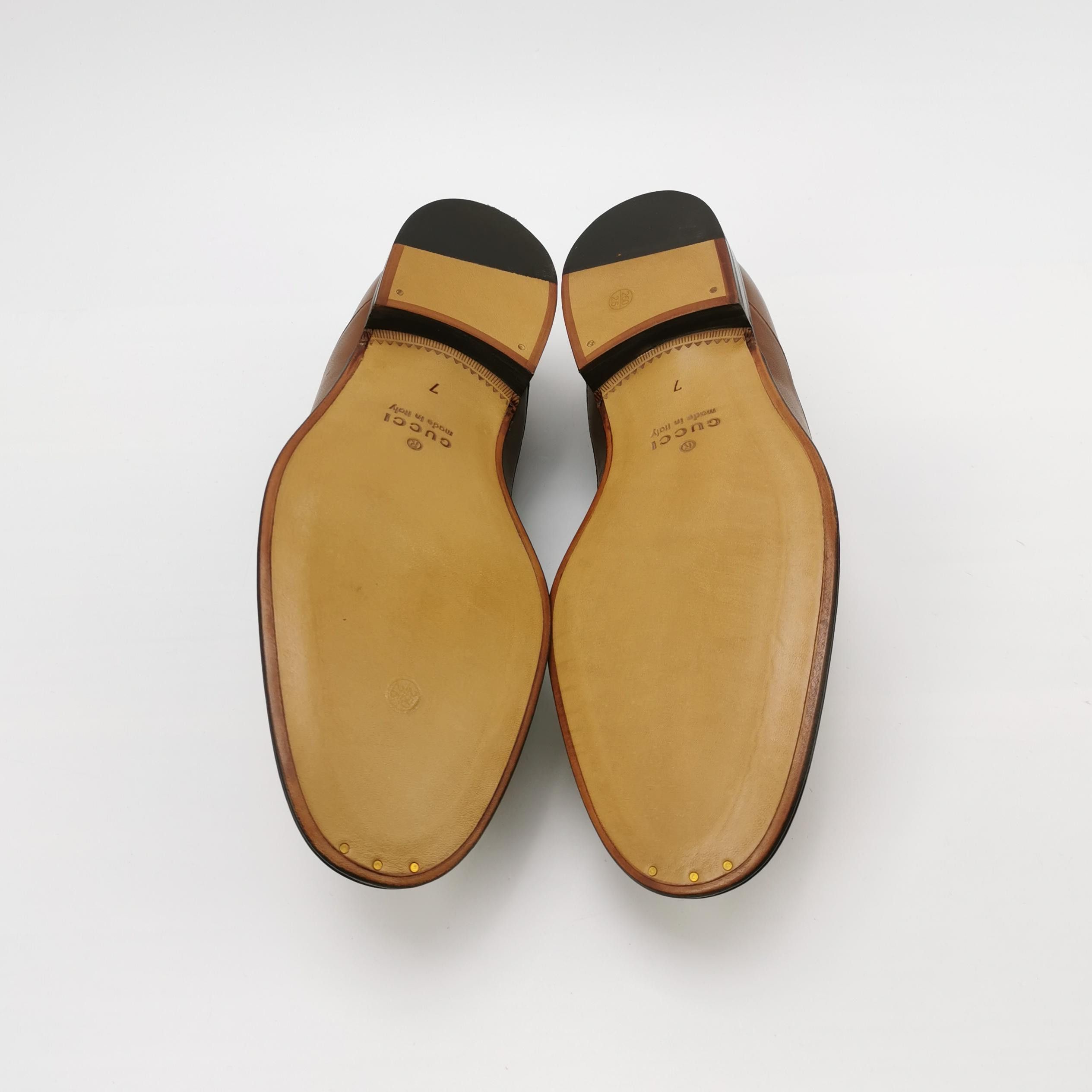 Gucci Gucci Interlocking G Chain Leather Loafers Size 41 Size US 8 / EU 41 - 6 Thumbnail