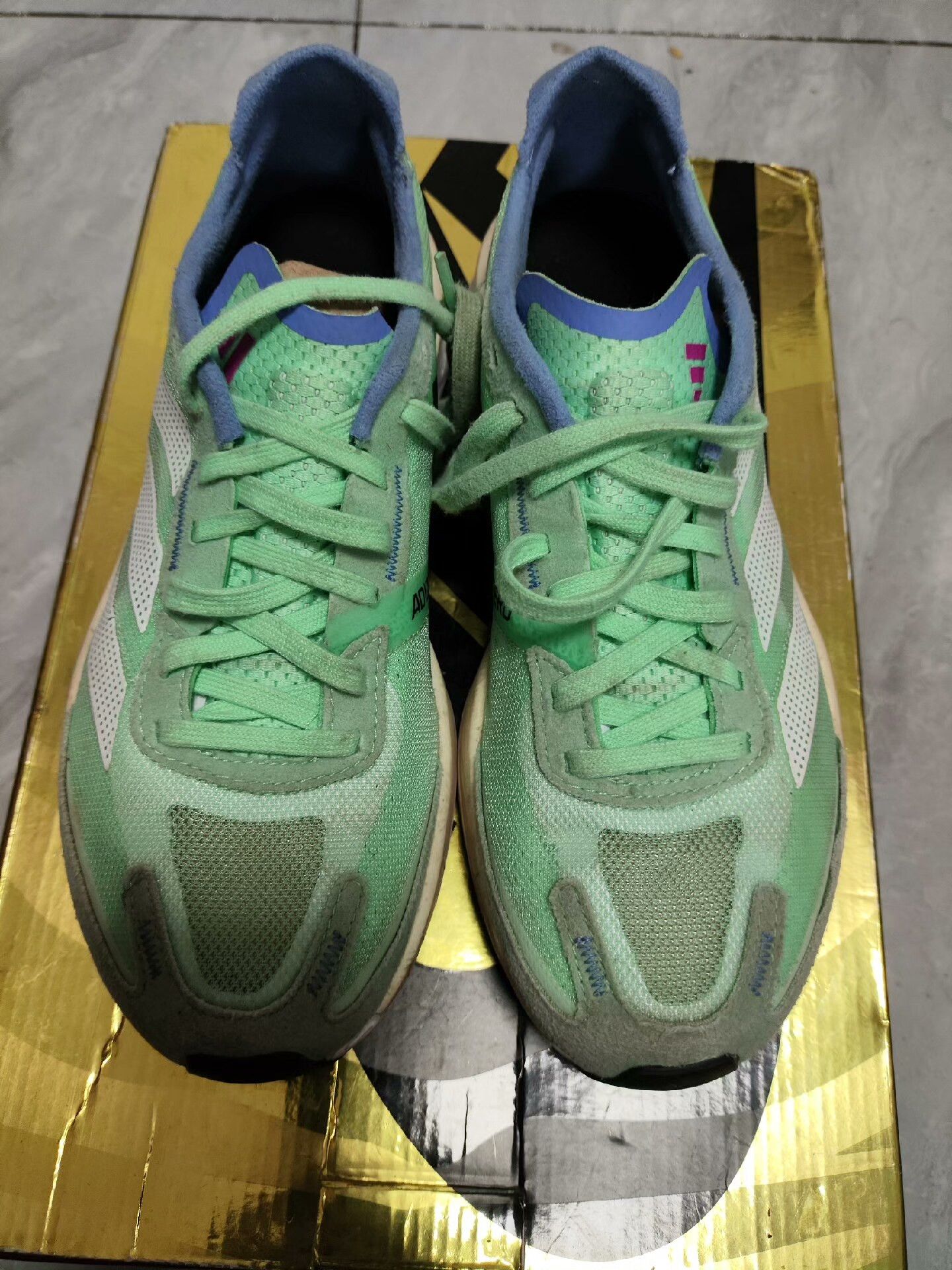 Adidas Adidas Breathable Green Lowtop Sneakers us_7-5 Women Size US 7.5 / IT 37.5 - 2 Thumbnail