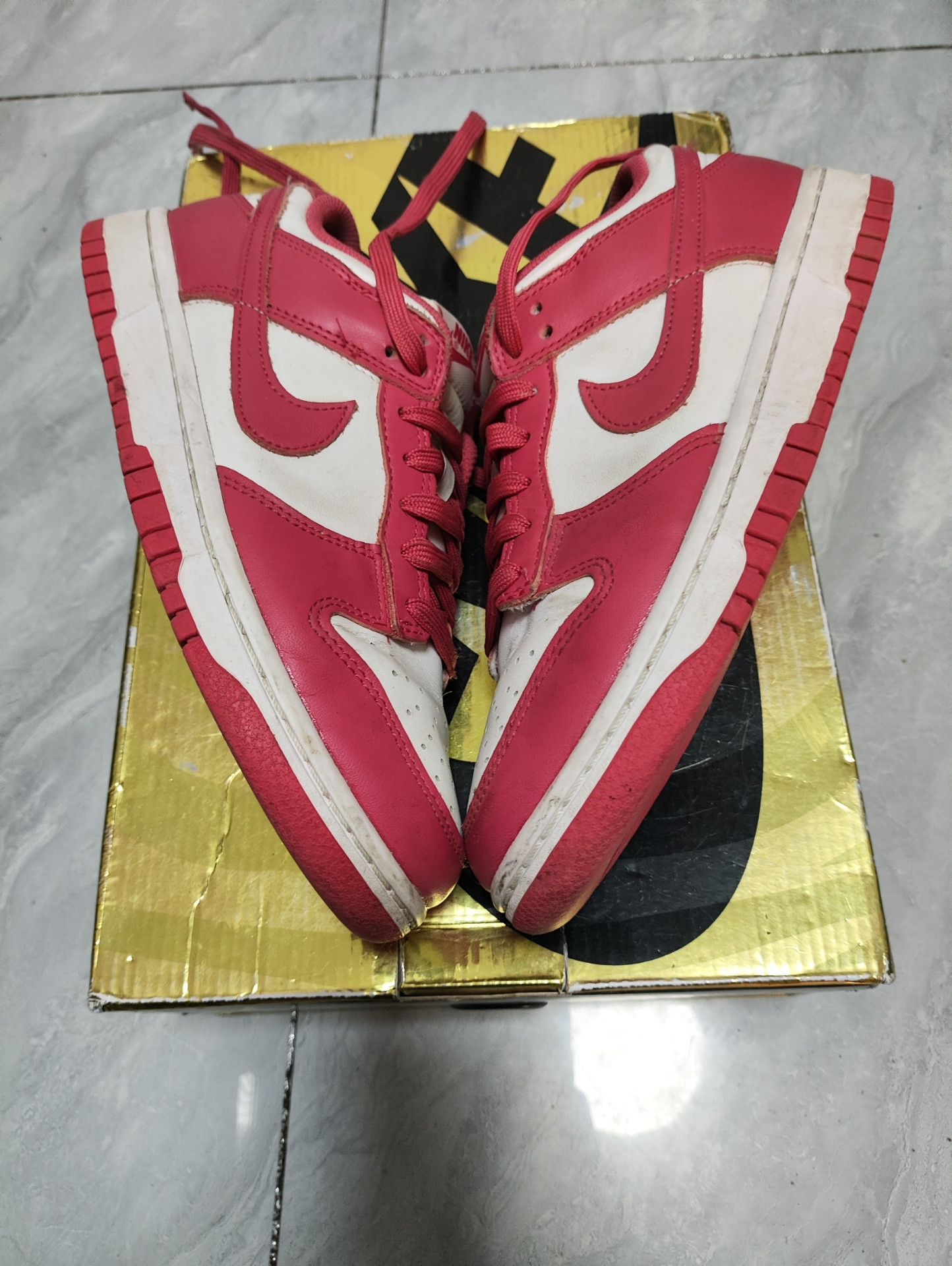 Nike Nike DUNK Pink Lowtop Sneakers 6 Men Size US 6 / EU 39 - 3 Thumbnail