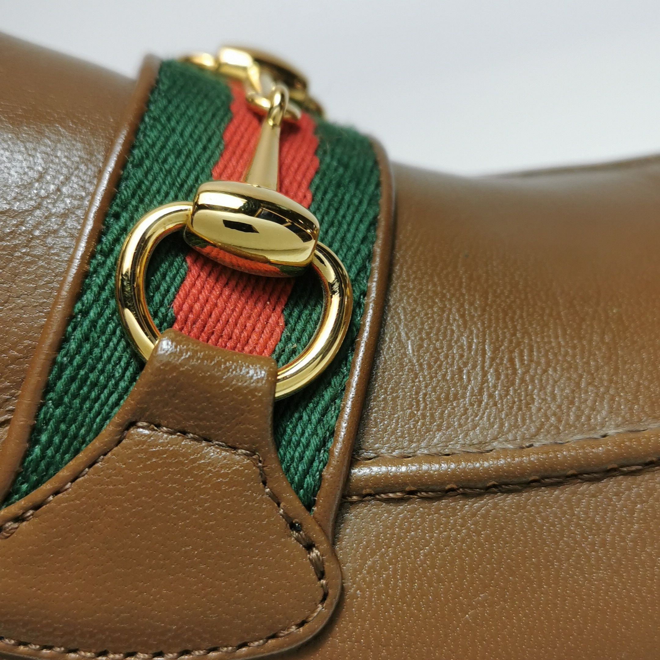 Gucci Gucci Horsebit Web Leather Loafers Size 42 Size US 9 / EU 42 - 11 Thumbnail
