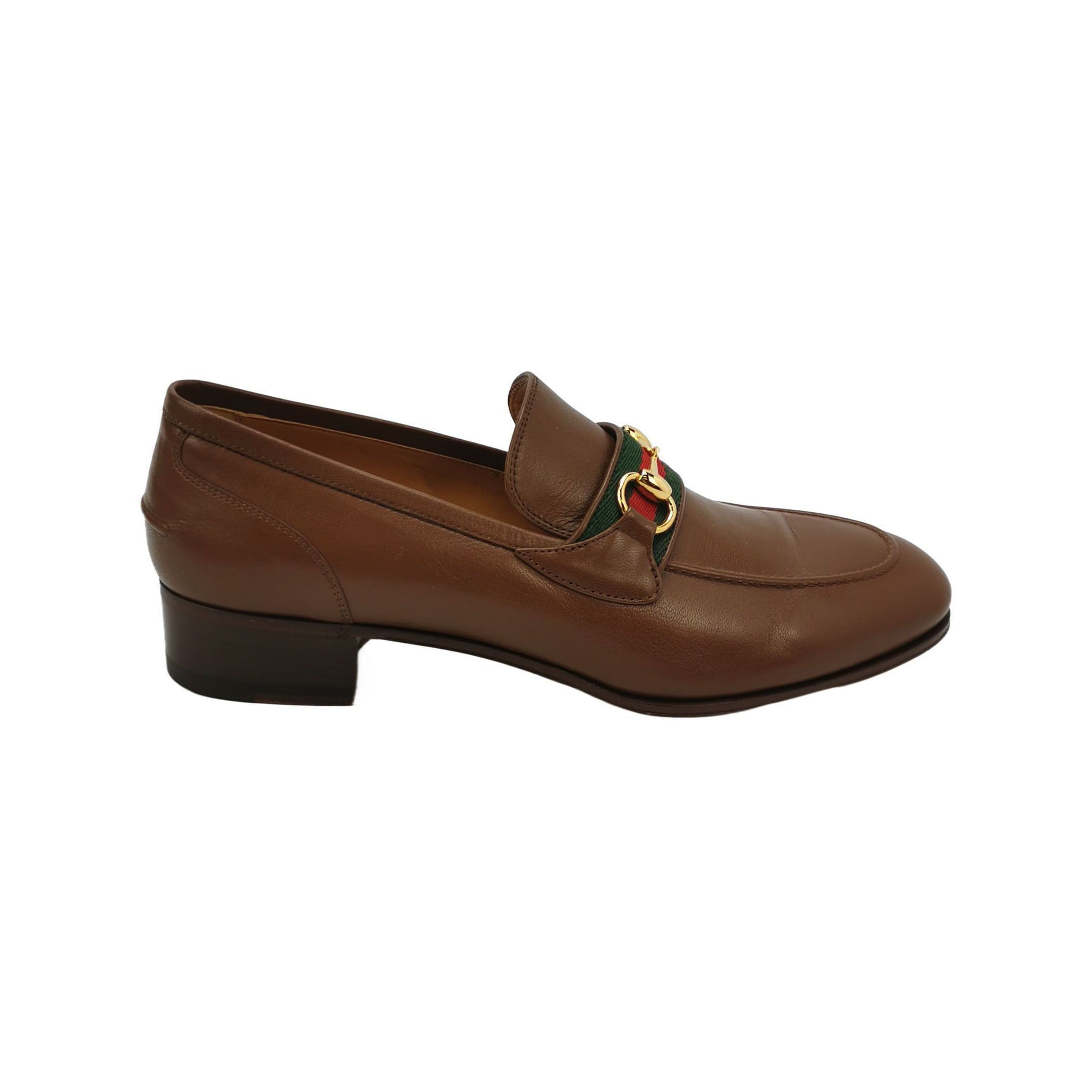 Gucci Gucci Horsebit Web Leather Loafers Size 42 Size US 9 / EU 42 - 2 Thumbnail