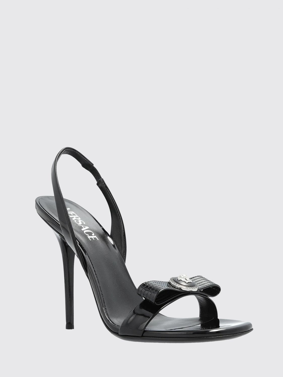Versace Versace Heeled Sandal Woman Black Size US 7 / IT 37 - 2 Thumbnail