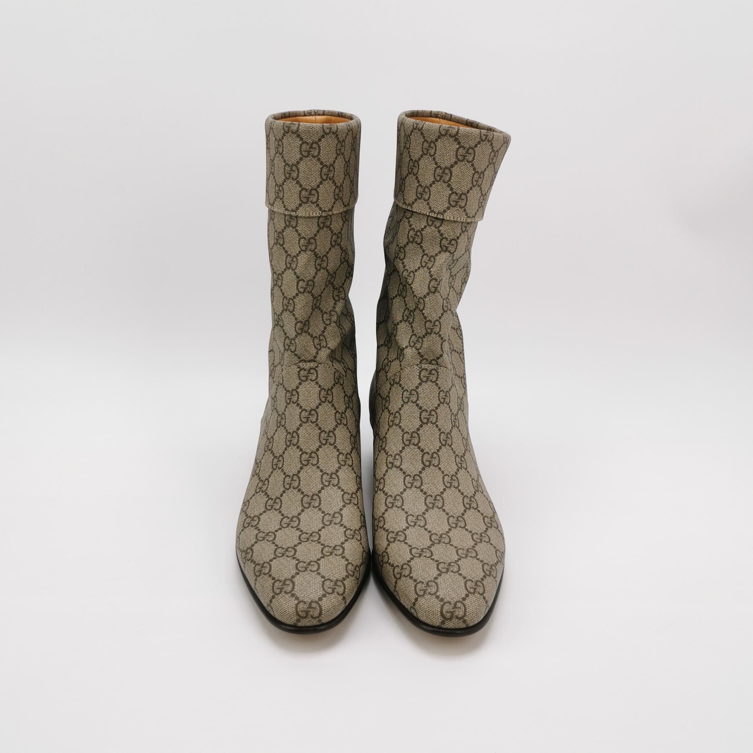 Gucci Gucci GG Monogram Ankle Boots EU 43 Size US 10 / EU 43 - 4 Thumbnail