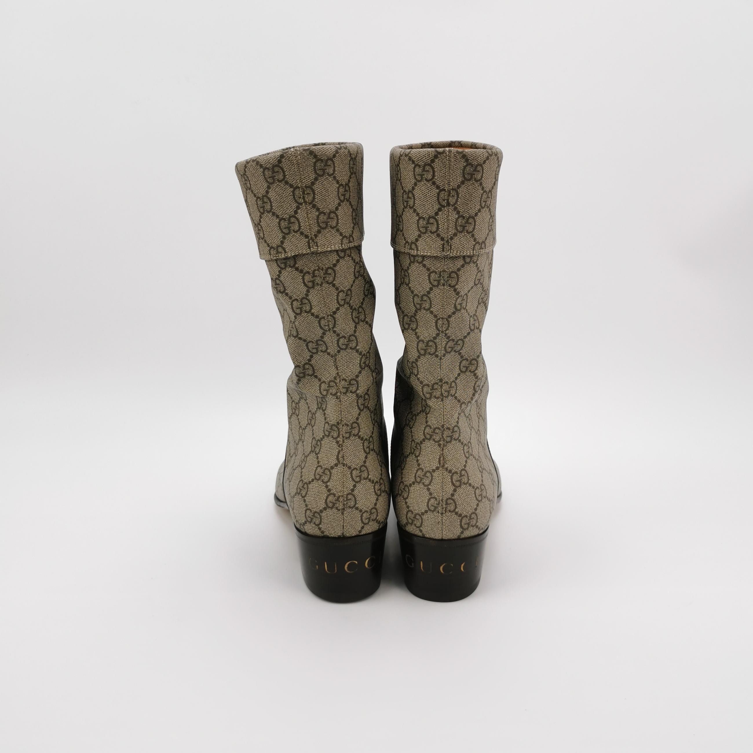 Gucci Gucci GG Monogram Ankle Boots EU 43 Size US 10 / EU 43 - 5 Thumbnail