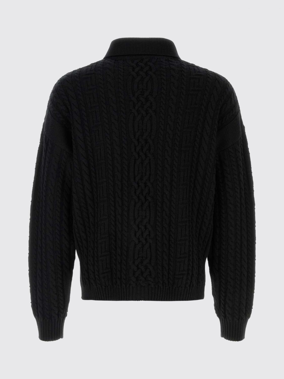 Versace Versace Sweater Men Black Size US L / EU 52-54 / 3 - 3 Thumbnail