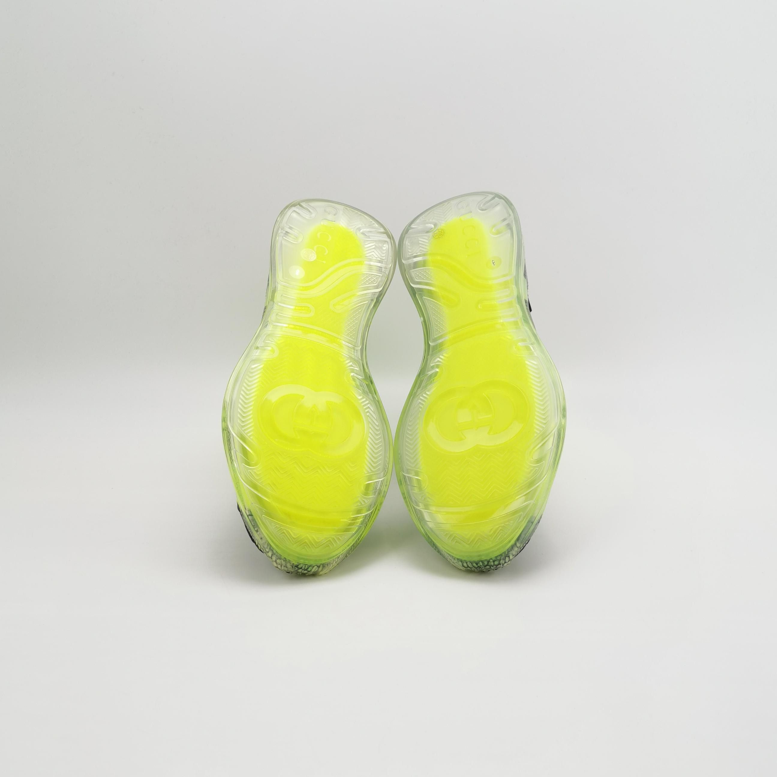 Gucci Gucci Ultrapace R Neon Green Sock Sneakers 42 Size US 9 / EU 42 - 6 Thumbnail