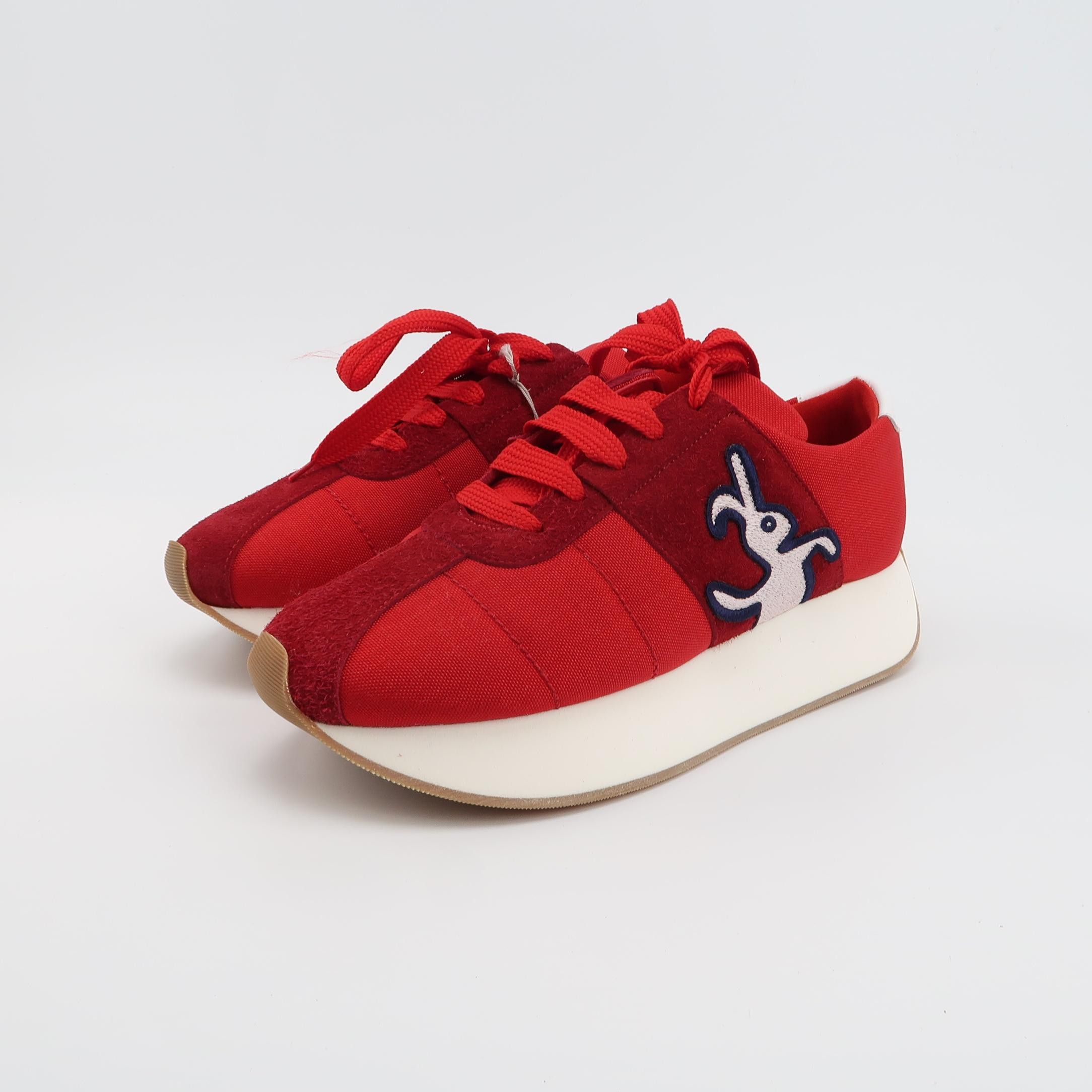 Marni Marni Dance Bunny Suede Nylon Sneakers 44 Size US 11 / EU 44 - 3 Thumbnail