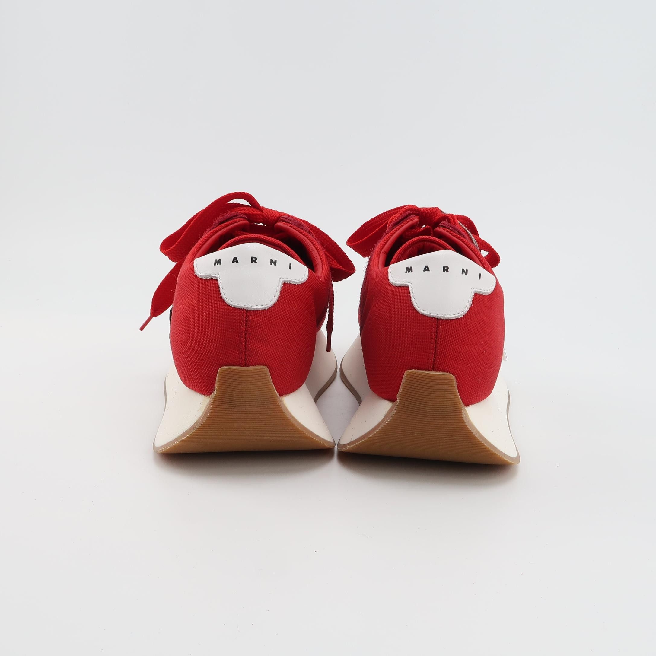 Marni Marni Dance Bunny Red Platform Sneakers 40 Size US 7 / EU 40 - 5 Thumbnail