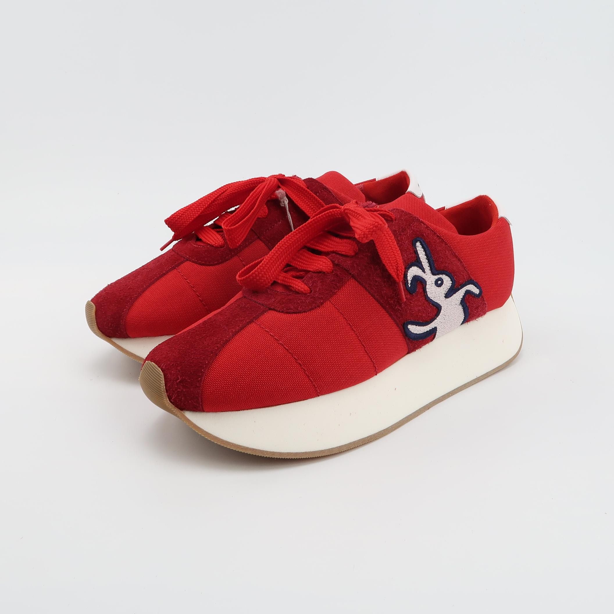 Marni Marni Dance Bunny Suede Nylon Sneakers 44 Size US 11 / EU 44 - 3 Thumbnail