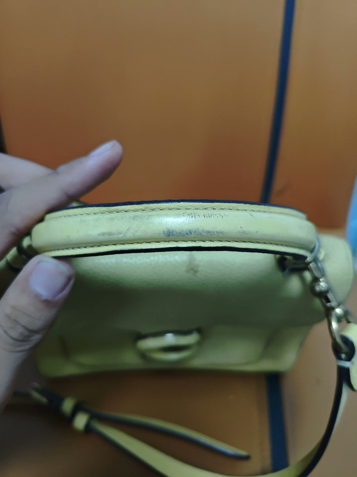 Coach Coach Yellow Shoulder Bag OS Women Size ONE SIZE - 7 Thumbnail