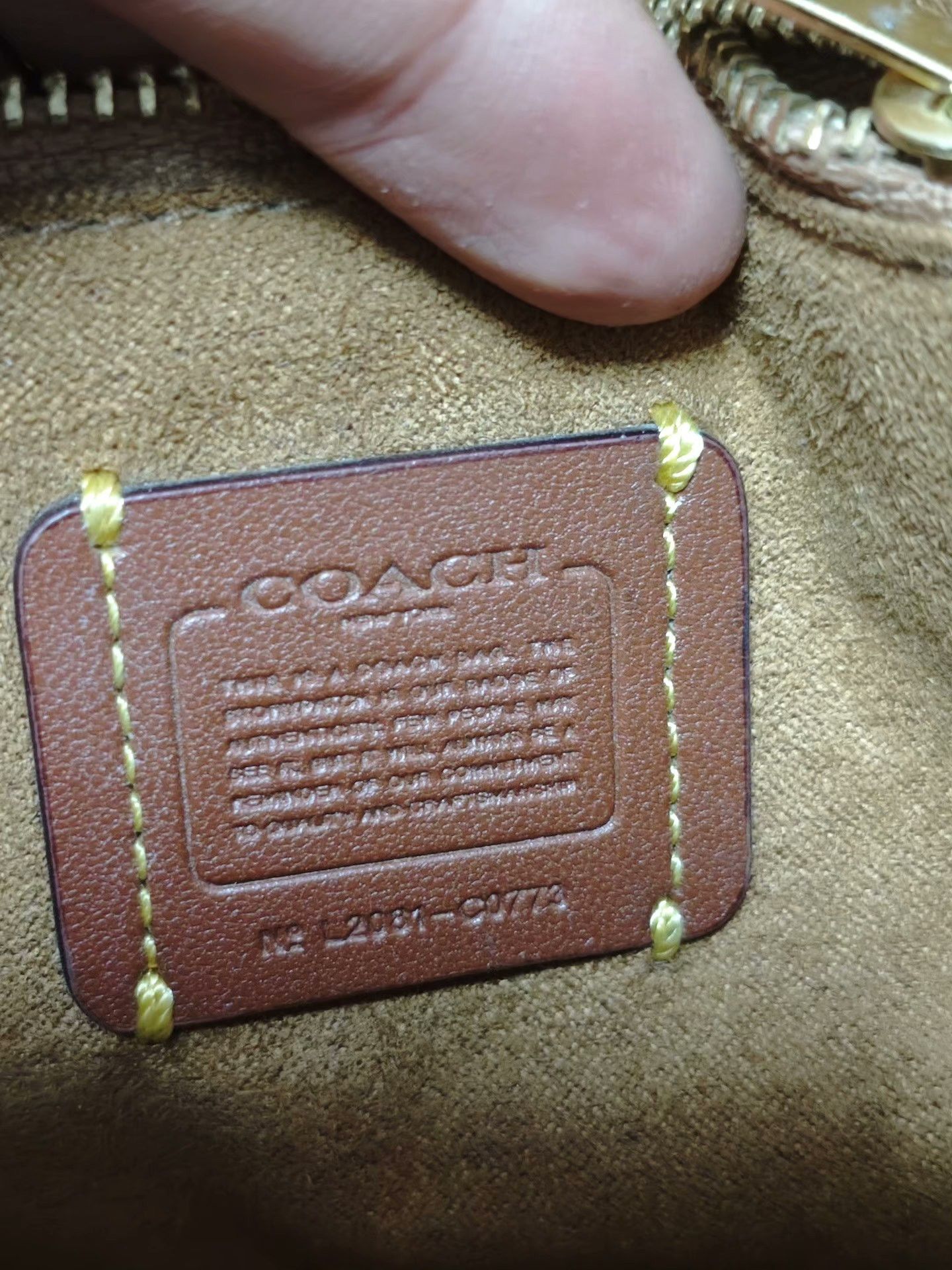 Coach Coach Yellow Shoulder Bag OS Women Size ONE SIZE - 8 Thumbnail