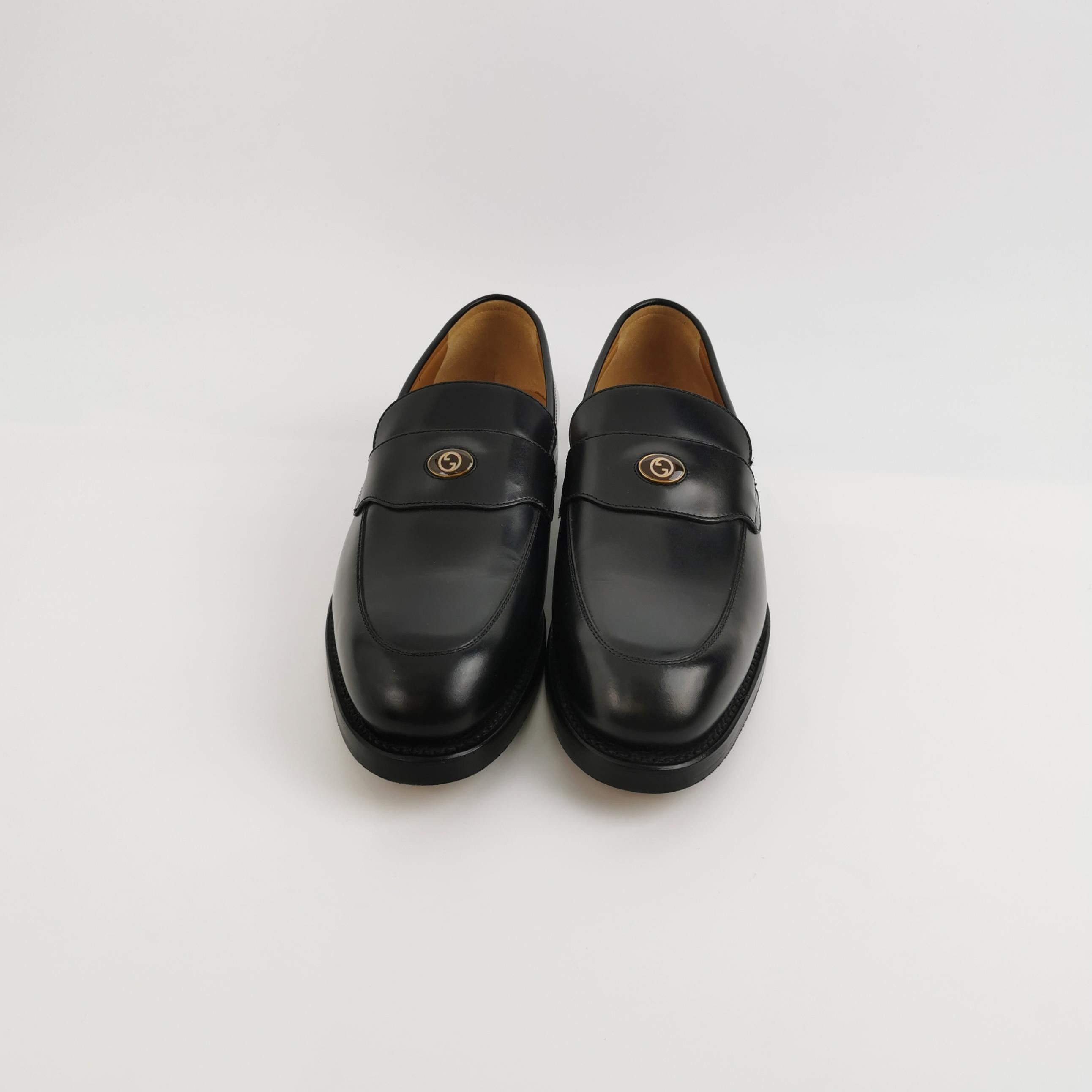 Gucci Gucci Interlocking G Leather Loafers 41 Size US 8 / EU 41 - 4 Thumbnail