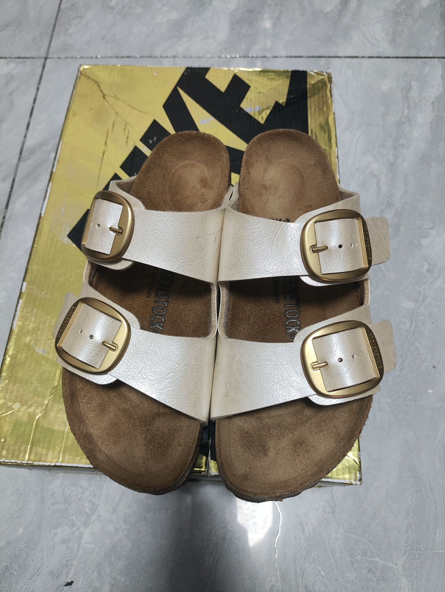 Birkenstock Birkenstock White Sandals us_9 Women Size US 9 / IT 39 - 7 Thumbnail
