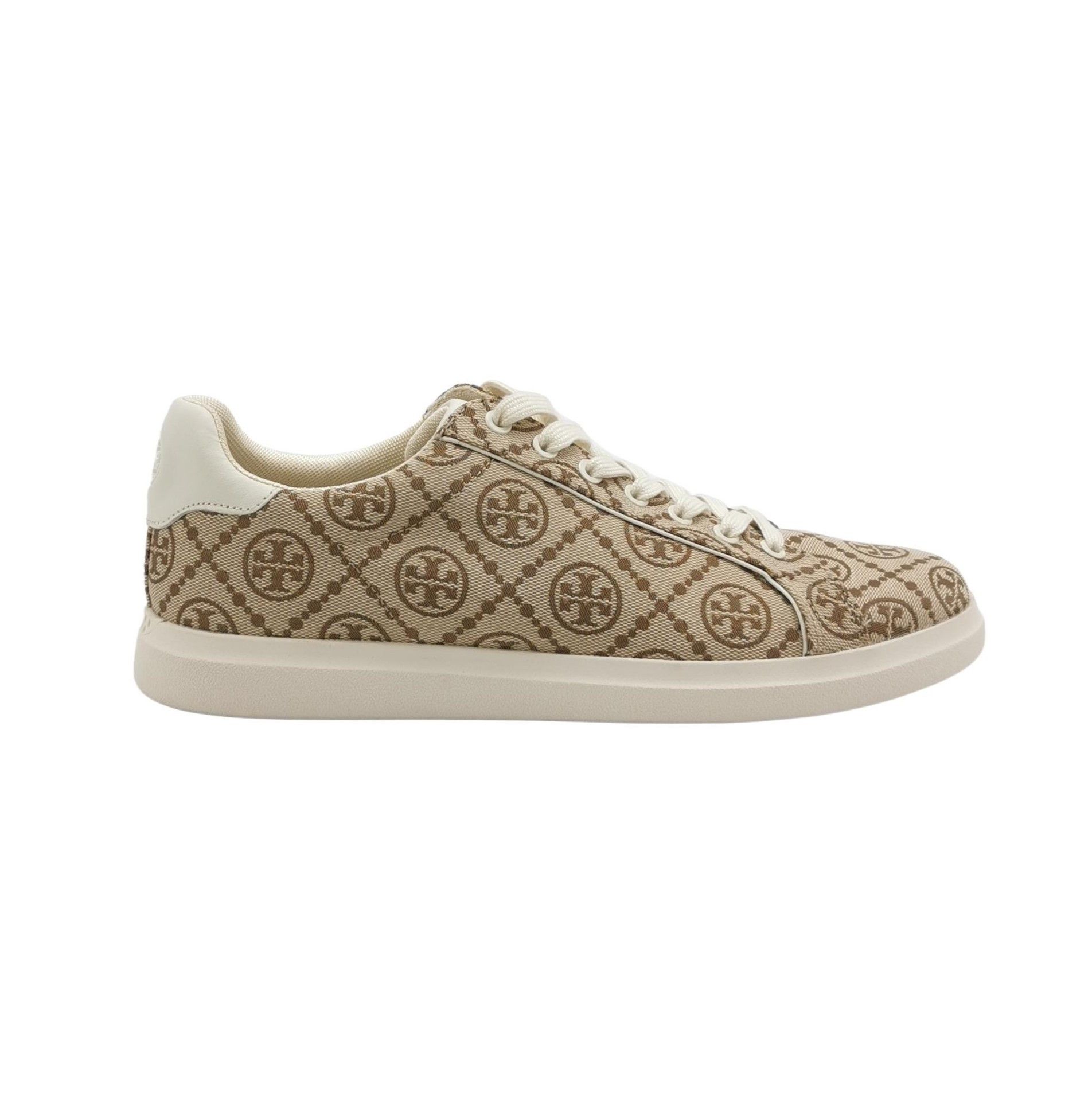 Tory Burch Tory Burch Monogram Canvas Low-Top Sneakers US 9 Size US 9 / IT 39 - 2 Thumbnail