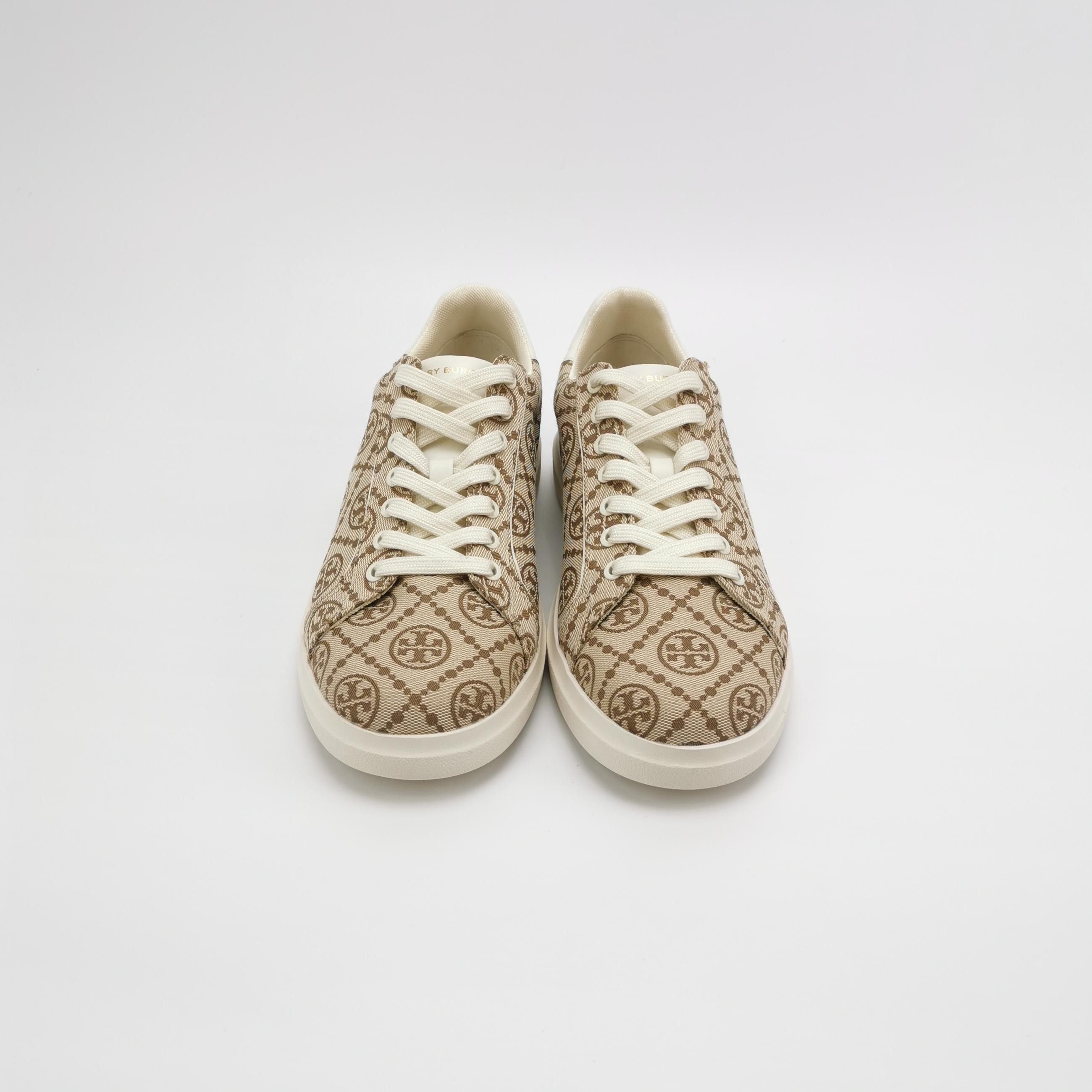 Tory Burch Tory Burch Monogram Canvas Low-Top Sneakers US 9 Size US 9 / IT 39 - 4 Thumbnail