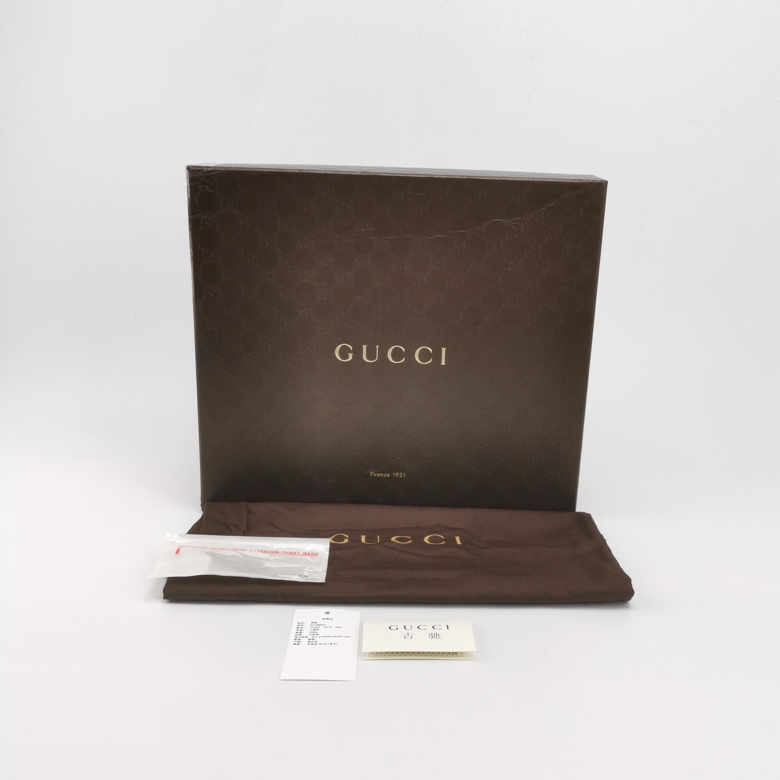 Gucci Gucci Navy Leather High-Top Sneakers 8G Size US 9 / EU 42 - 7 Thumbnail