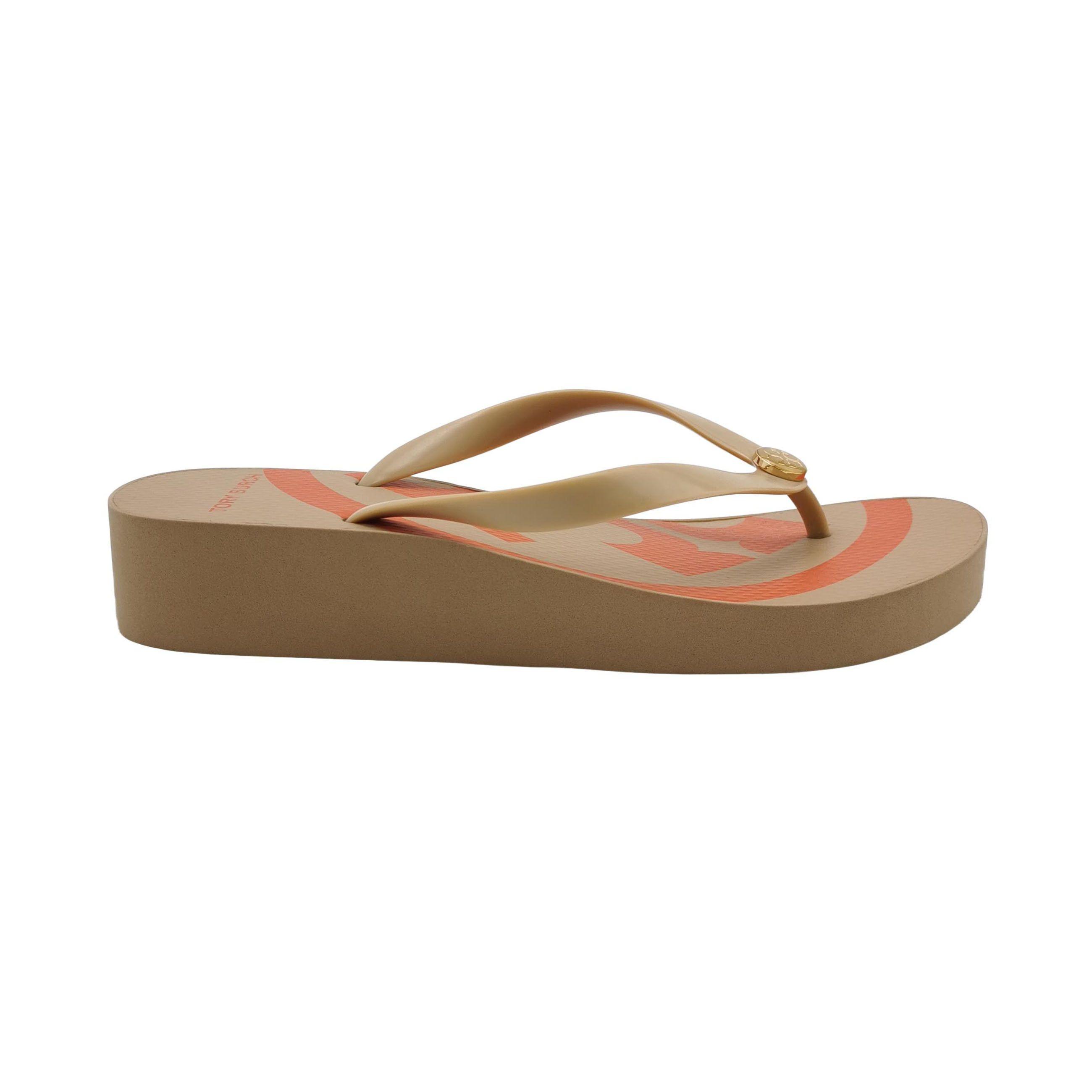 Tory Burch Tory Burch Logo Print Platform Sandals US 10 Size US 10 / IT 40 - 2 Thumbnail
