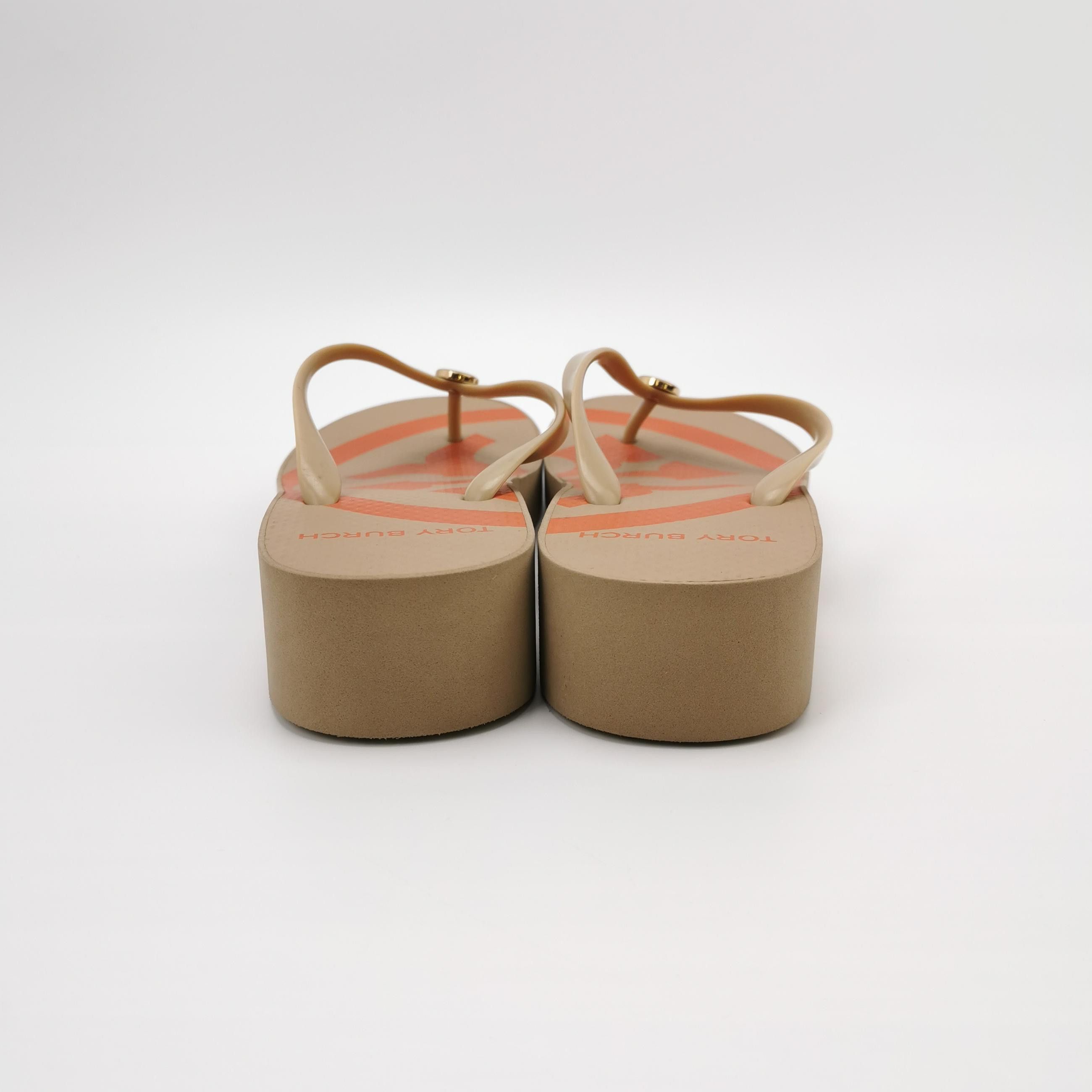 Tory Burch Tory Burch Logo Print Platform Sandals US 10 Size US 10 / IT 40 - 5 Thumbnail