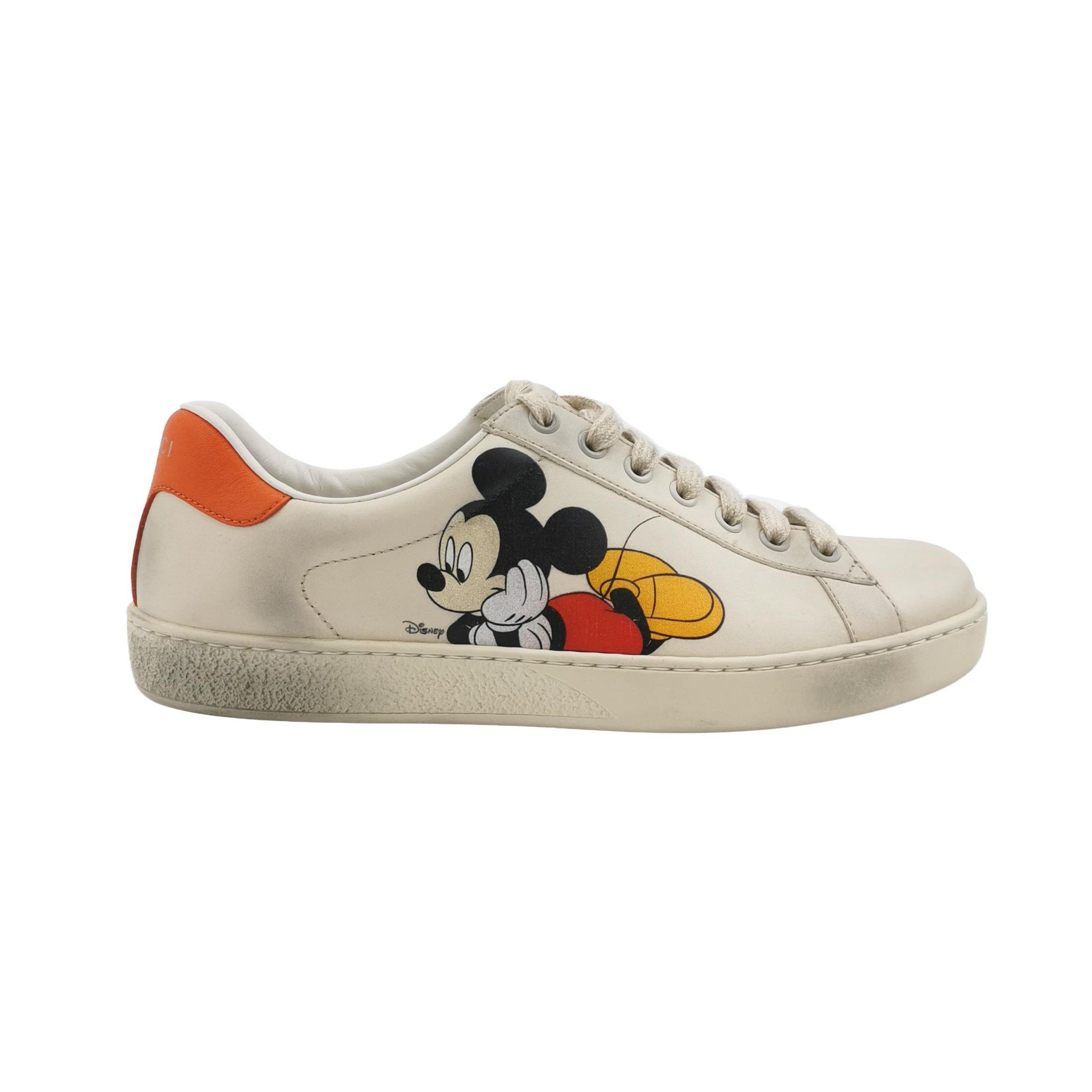 Gucci Gucci x Disney Mickey Print Ace Sneakers US 6.5 Size US 6 / EU 39 - 2 Thumbnail