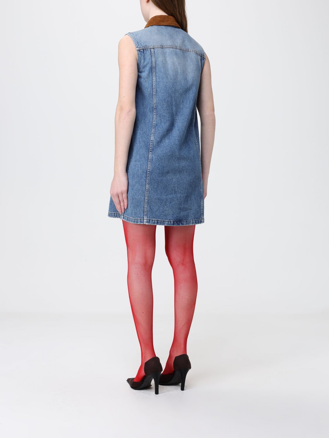 Versace Versace Dress Woman Denim Size XS / US 0-2 / IT 36-38 - 2 Thumbnail