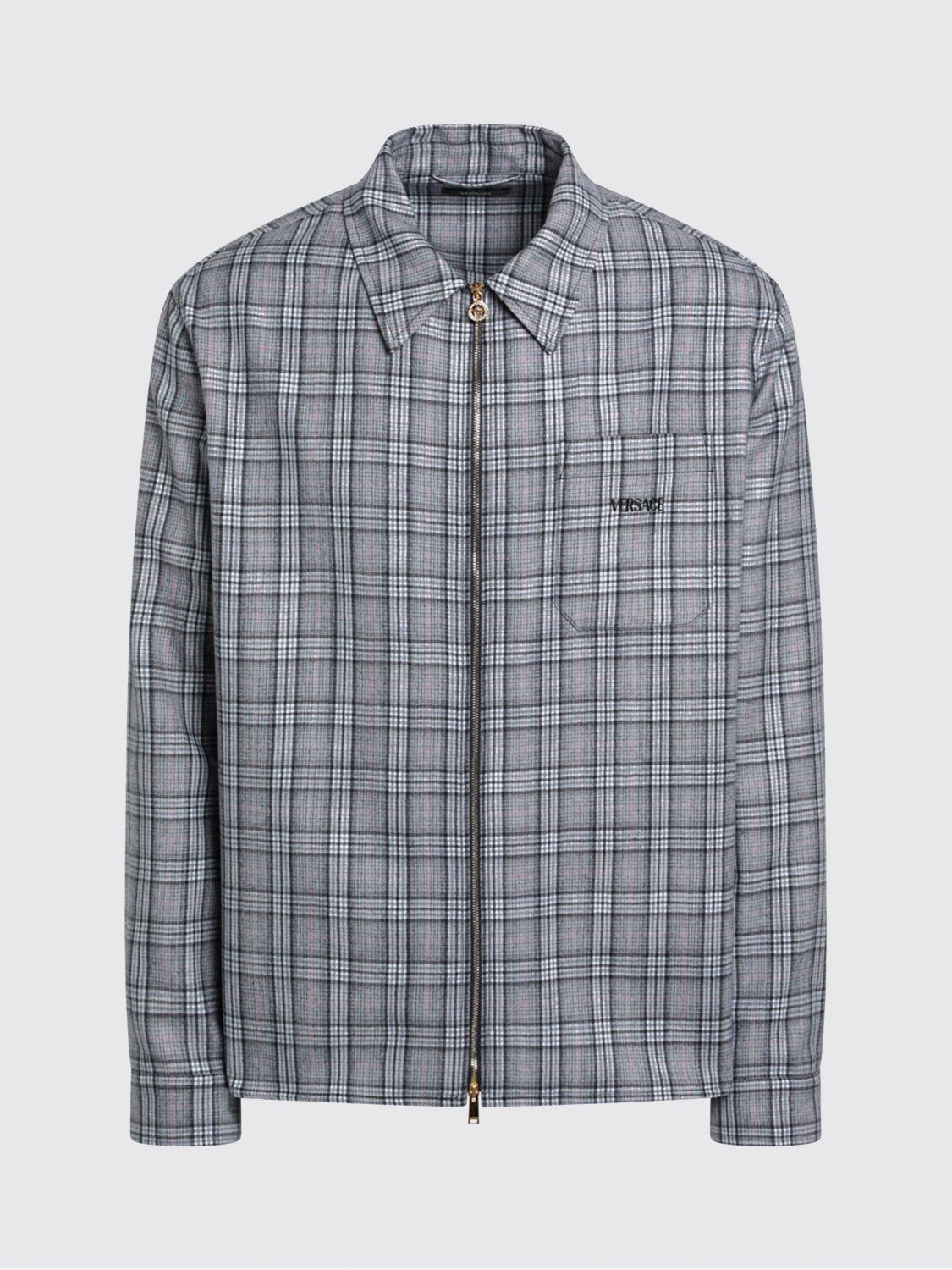 Versace Versace Jacket Men Blue Size US L / EU 52-54 / 3 - 2 Thumbnail