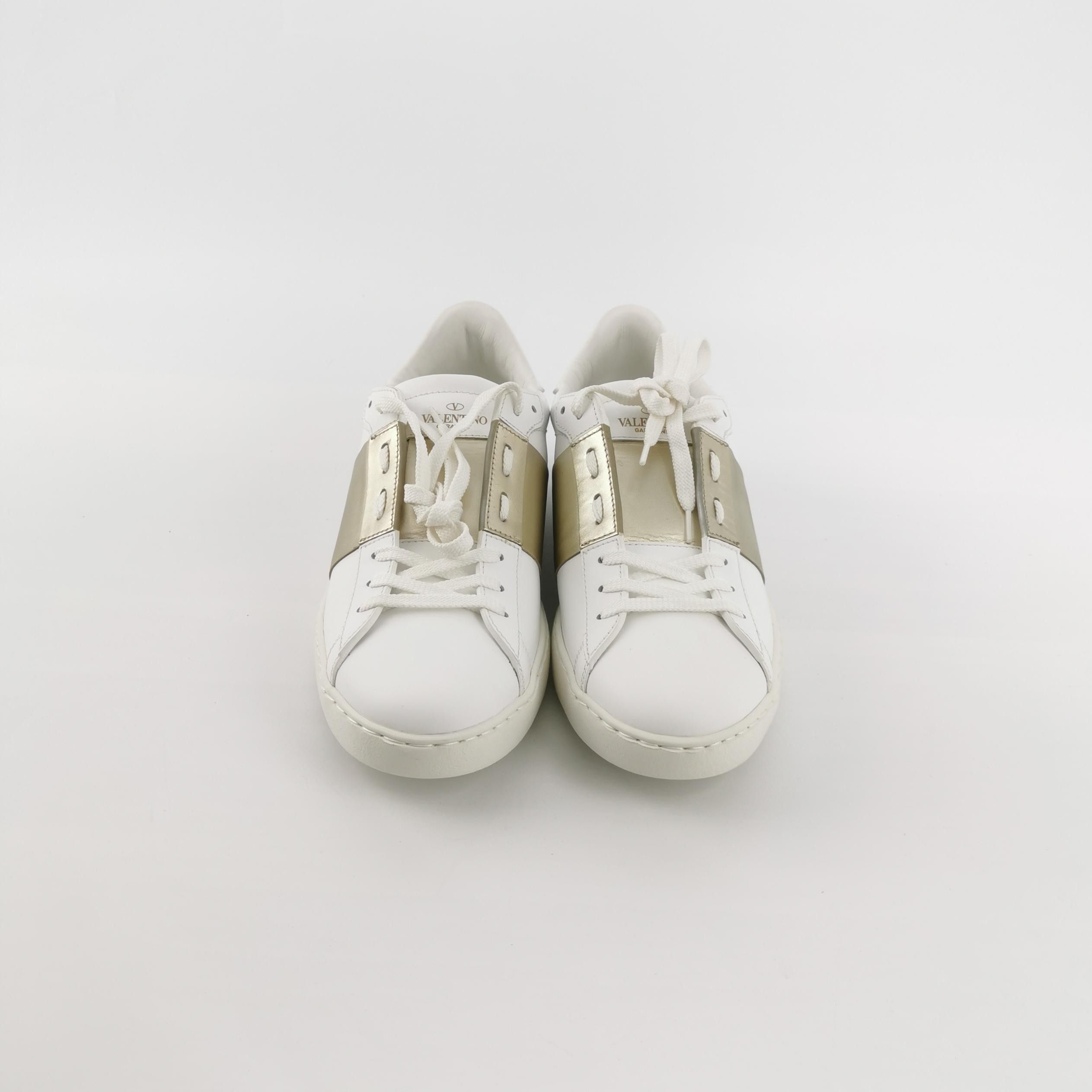 Valentino Valentino Open Rockstud Low-Top Sneakers 41.5 Size US 8 / EU 41 - 4 Thumbnail