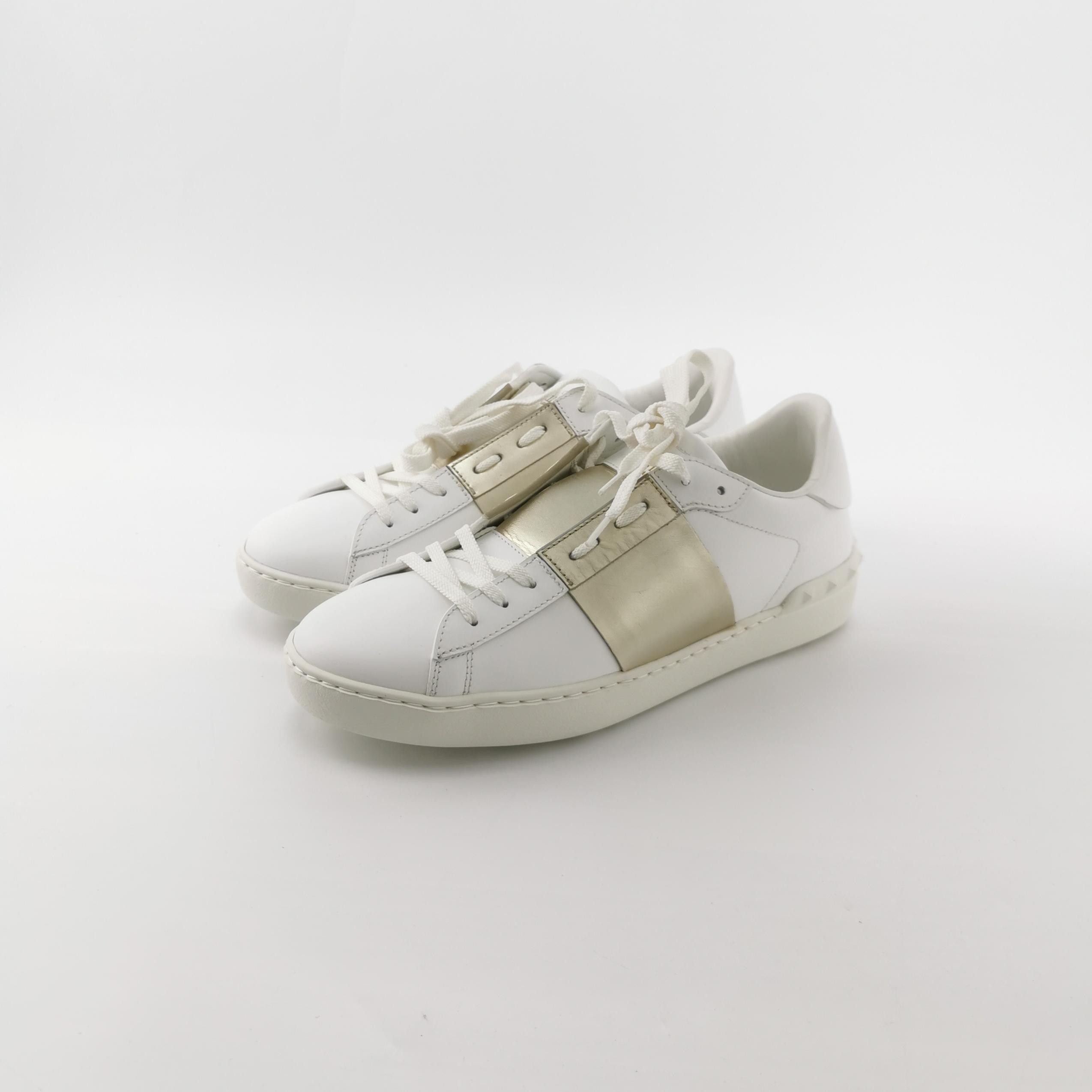 Valentino Valentino Open Rockstud Low-Top Sneakers 41.5 Size US 8 / EU 41 - 3 Thumbnail