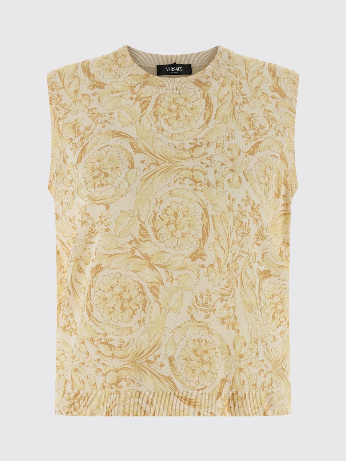 Versace Versace Sweater Woman Yellow Size XS / US 0-2 / IT 36-38 - 2 Thumbnail