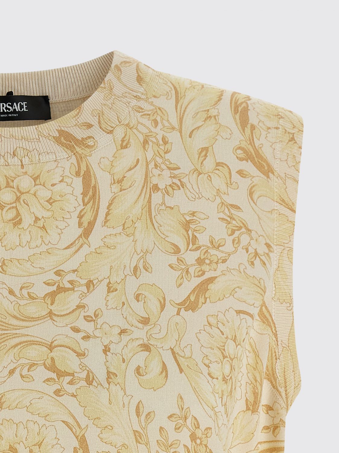 Versace Versace Sweater Woman Yellow Size M / US 6-8 / IT 42-44 - 4 Thumbnail