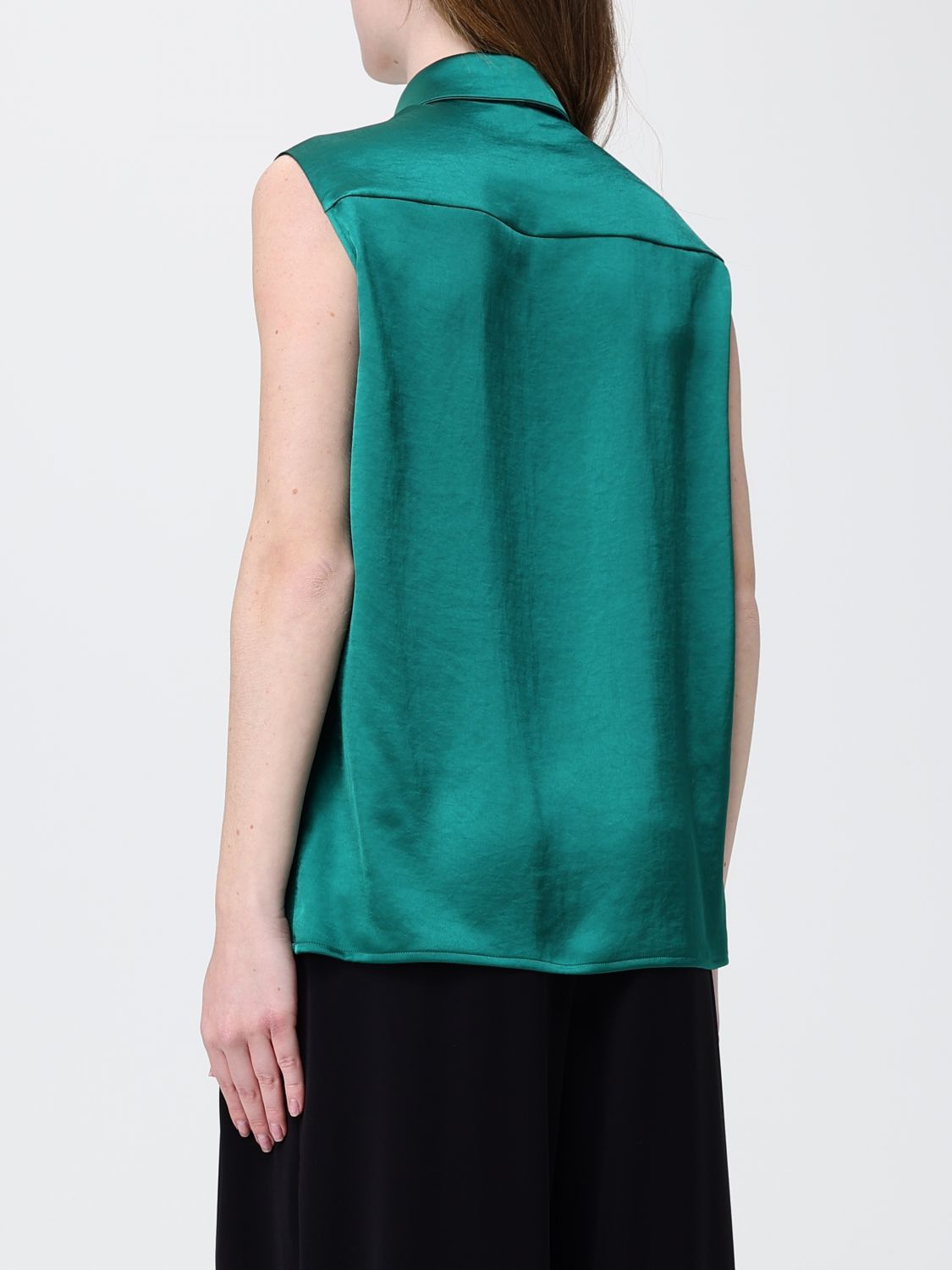 Versace Versace Shirt Woman Emerald Size S / US 4 / IT 40 - 3 Thumbnail