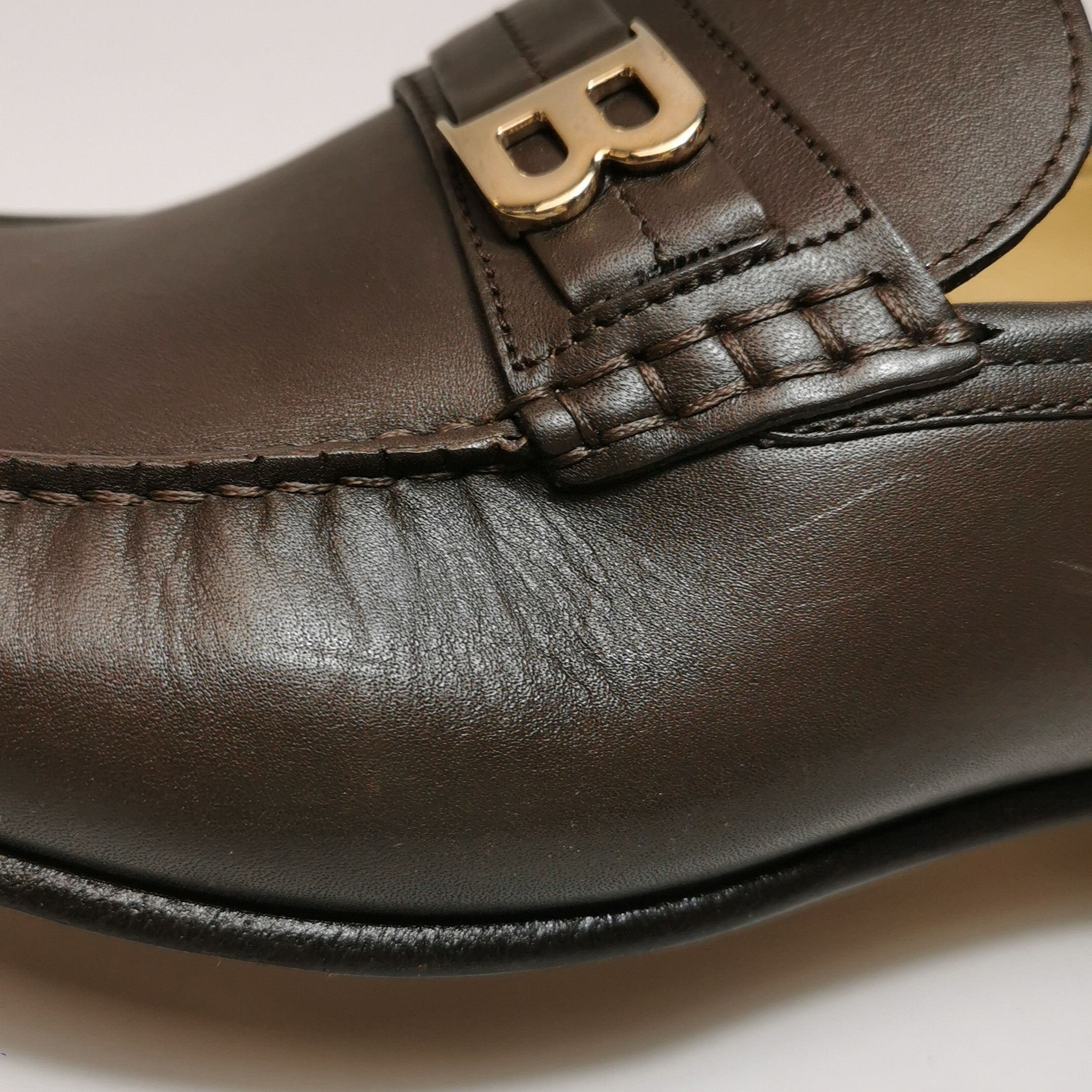 Bally Bally Brown Leather 'B' Logo Loafers US 9 Size US 9 / EU 42 - 15 Thumbnail