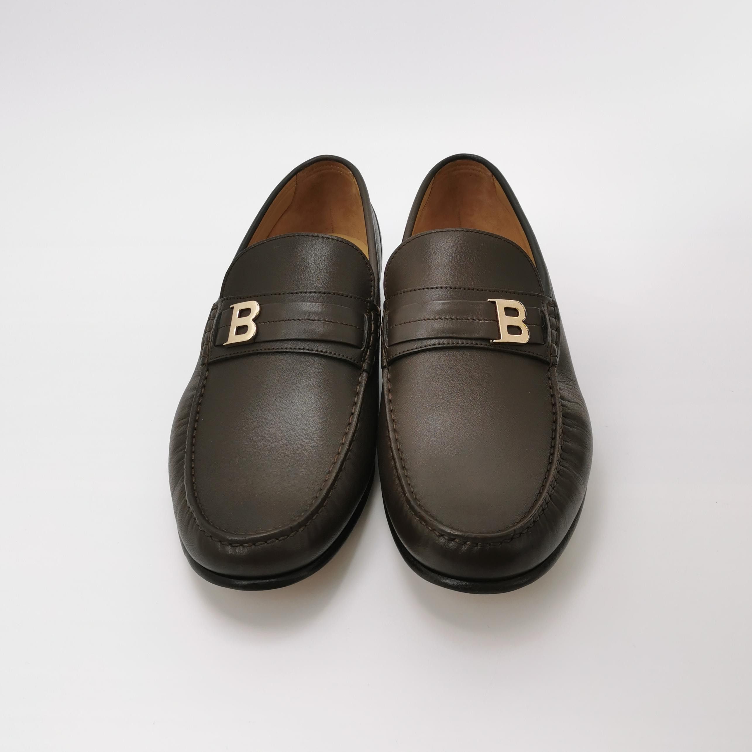 Bally Bally Brown Leather 'B' Logo Loafers US 9 Size US 9 / EU 42 - 4 Thumbnail