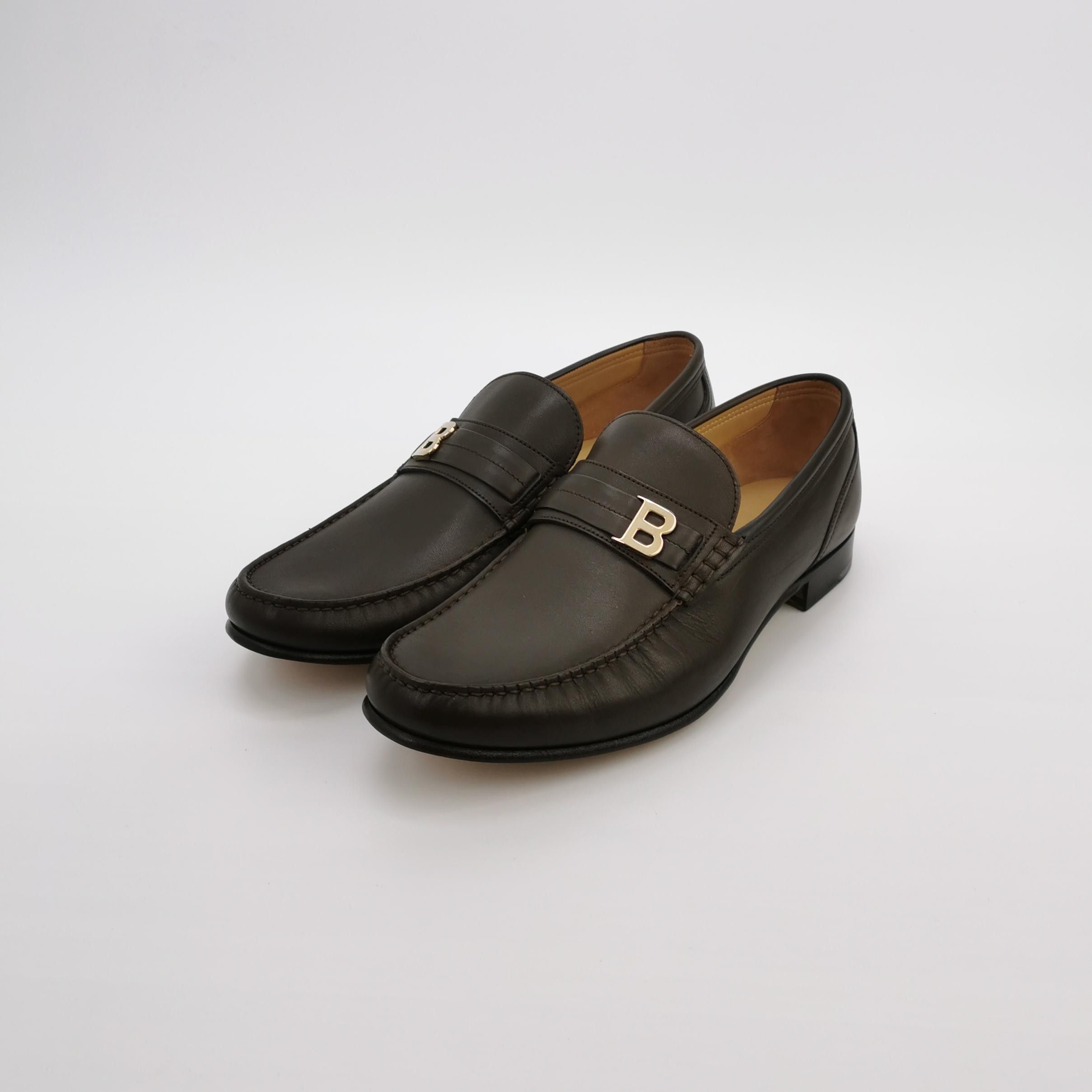 Bally Bally Brown Leather 'B' Logo Loafers US 9 Size US 9 / EU 42 - 3 Thumbnail
