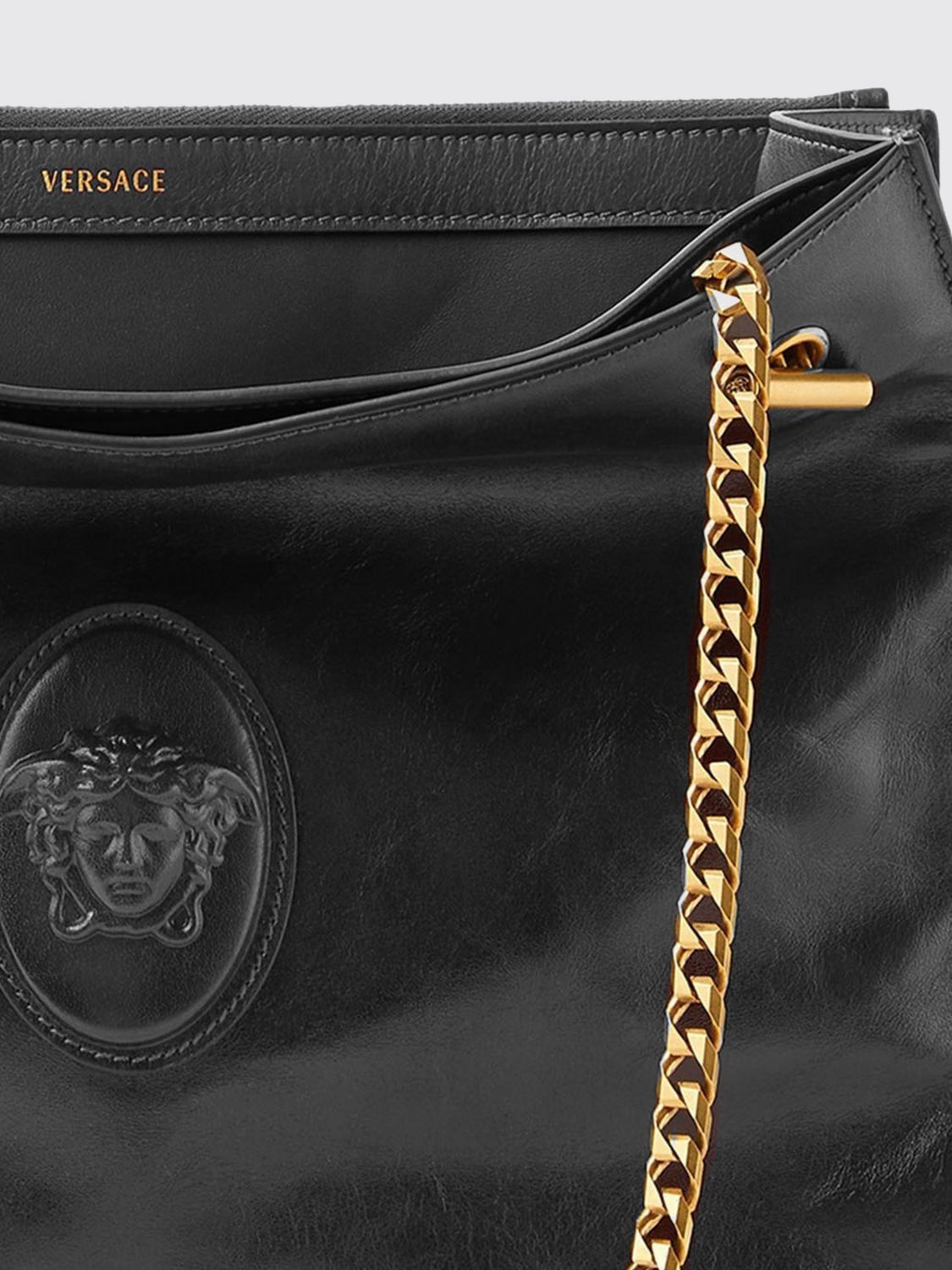 Versace Versace Shoulder Bag Woman Black Size ONE SIZE - 3 Thumbnail