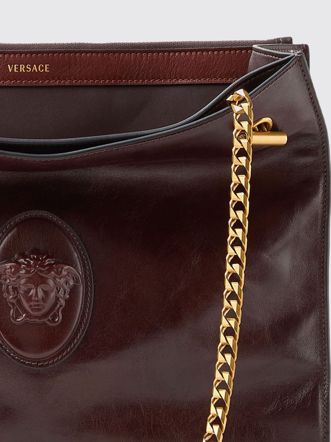 Versace Versace Shoulder Bag Woman Gold Size ONE SIZE - 3 Thumbnail