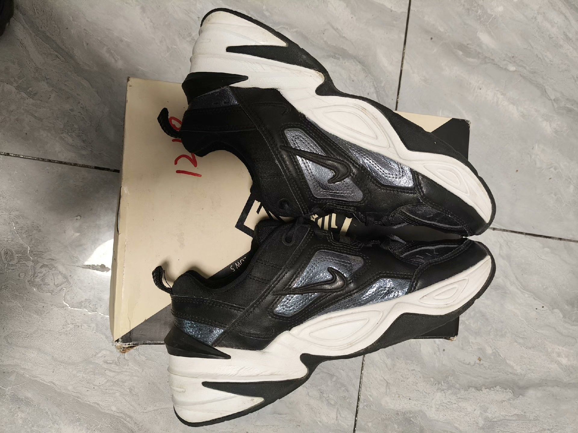 Nike Nike M2K Black Lowtop Sneakers us_9 Women Size US 9 / IT 39 - 4 Thumbnail