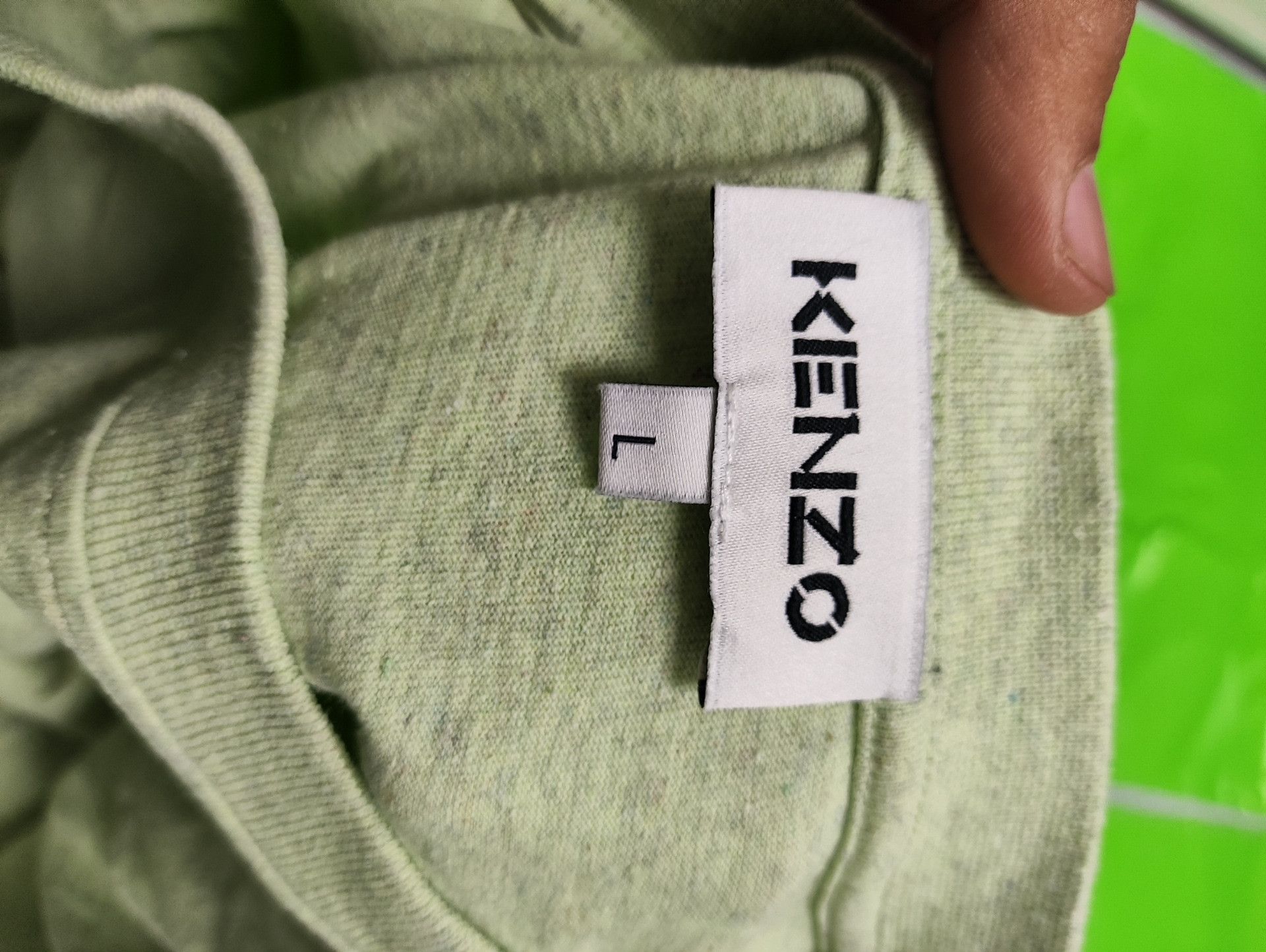 Kenzo Kenzo Tiger Printed Green T-Shirt xxs Men Size US XXS / EU 40 - 3 Thumbnail