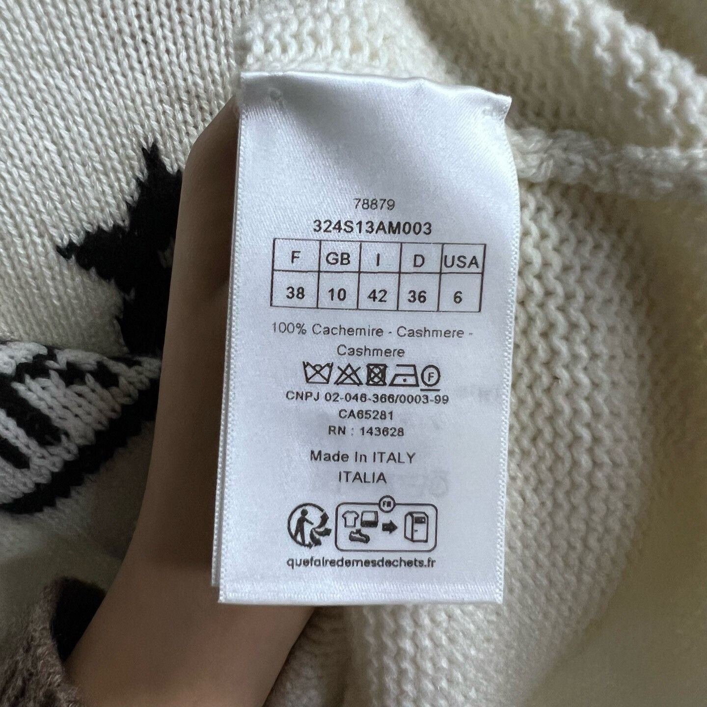 Dior Dior Retro White Sweater us_2 Women Size XS / US 0-2 / IT 36-38 - 3 Thumbnail