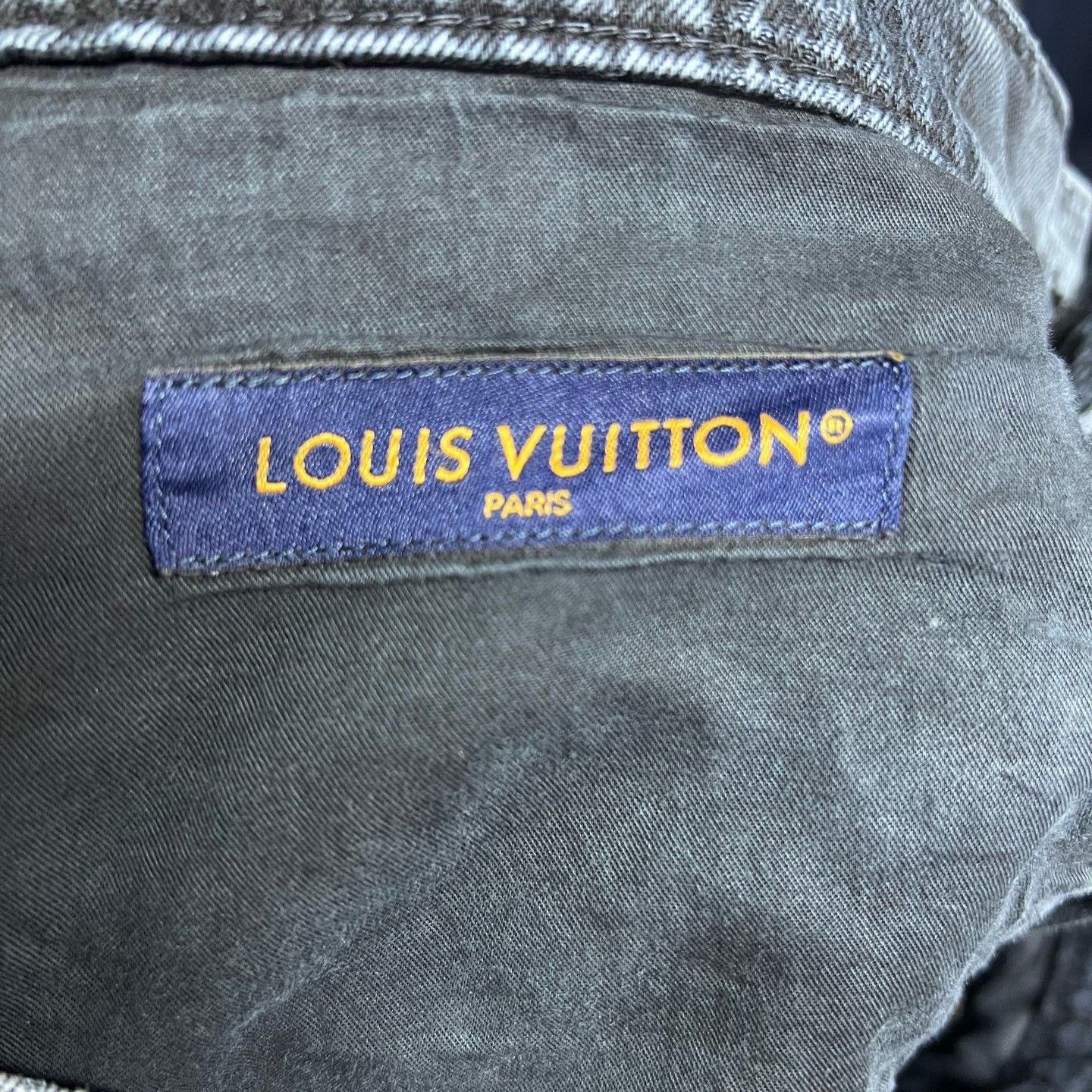 Louis Vuitton Louis Vuitton Retro Plaid Black Denim Jeans 32 Men Size US 32 / EU 48 - 2 Thumbnail
