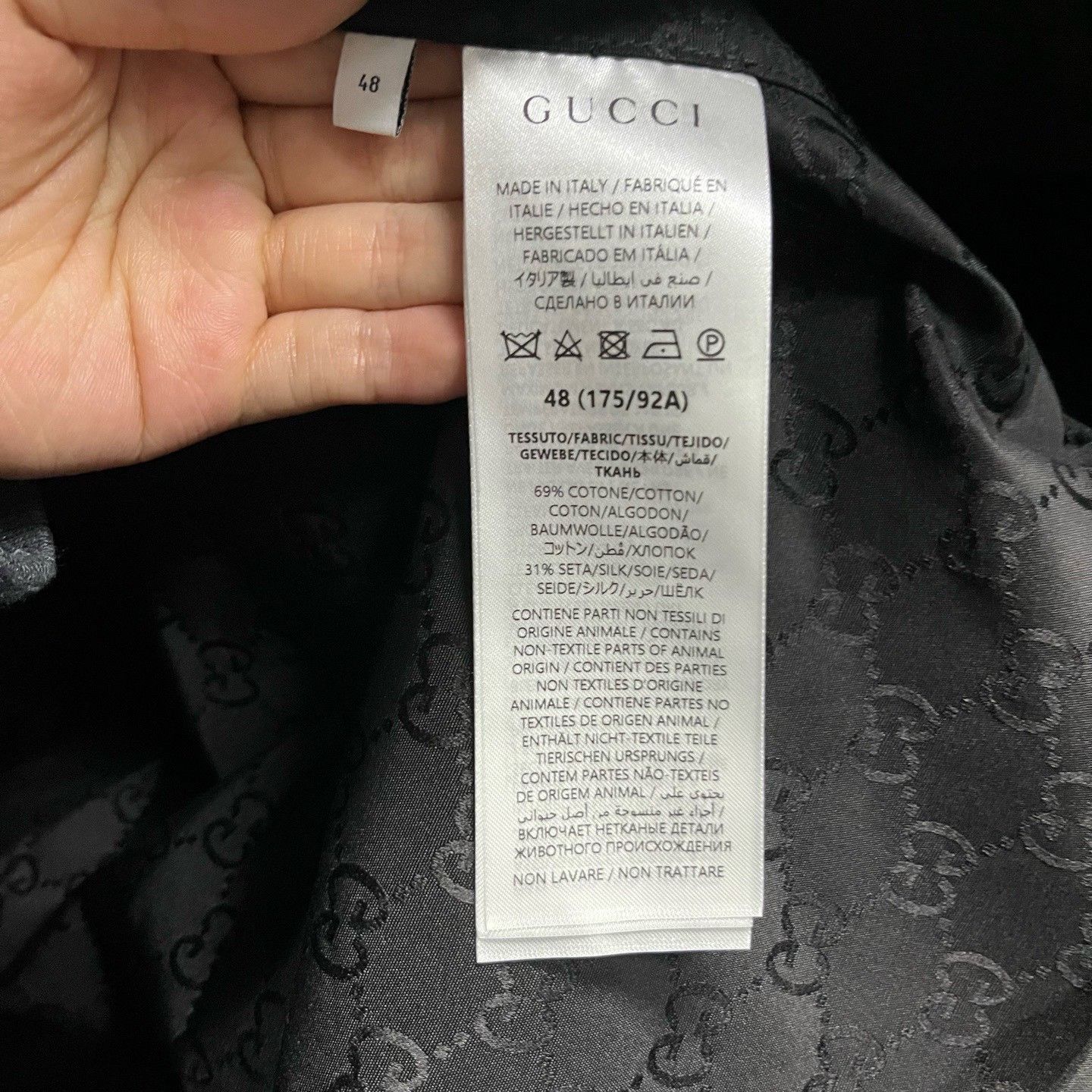 Gucci Gucci Black Shirt xxs Men Size US XXS / EU 40 - 4 Thumbnail