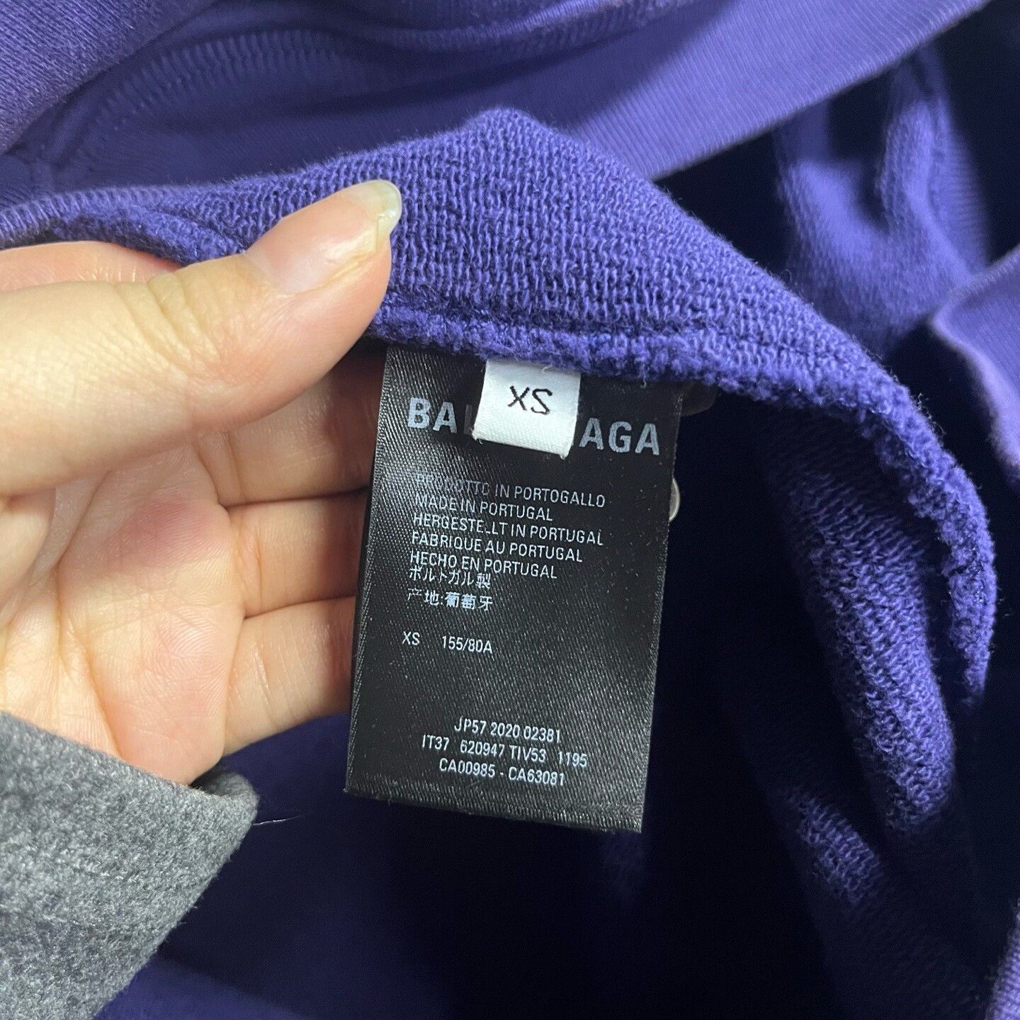 Balenciaga Balenciaga Printed Blue Hoodie xs Men Size US XS / EU 42 / 0 - 2 Thumbnail