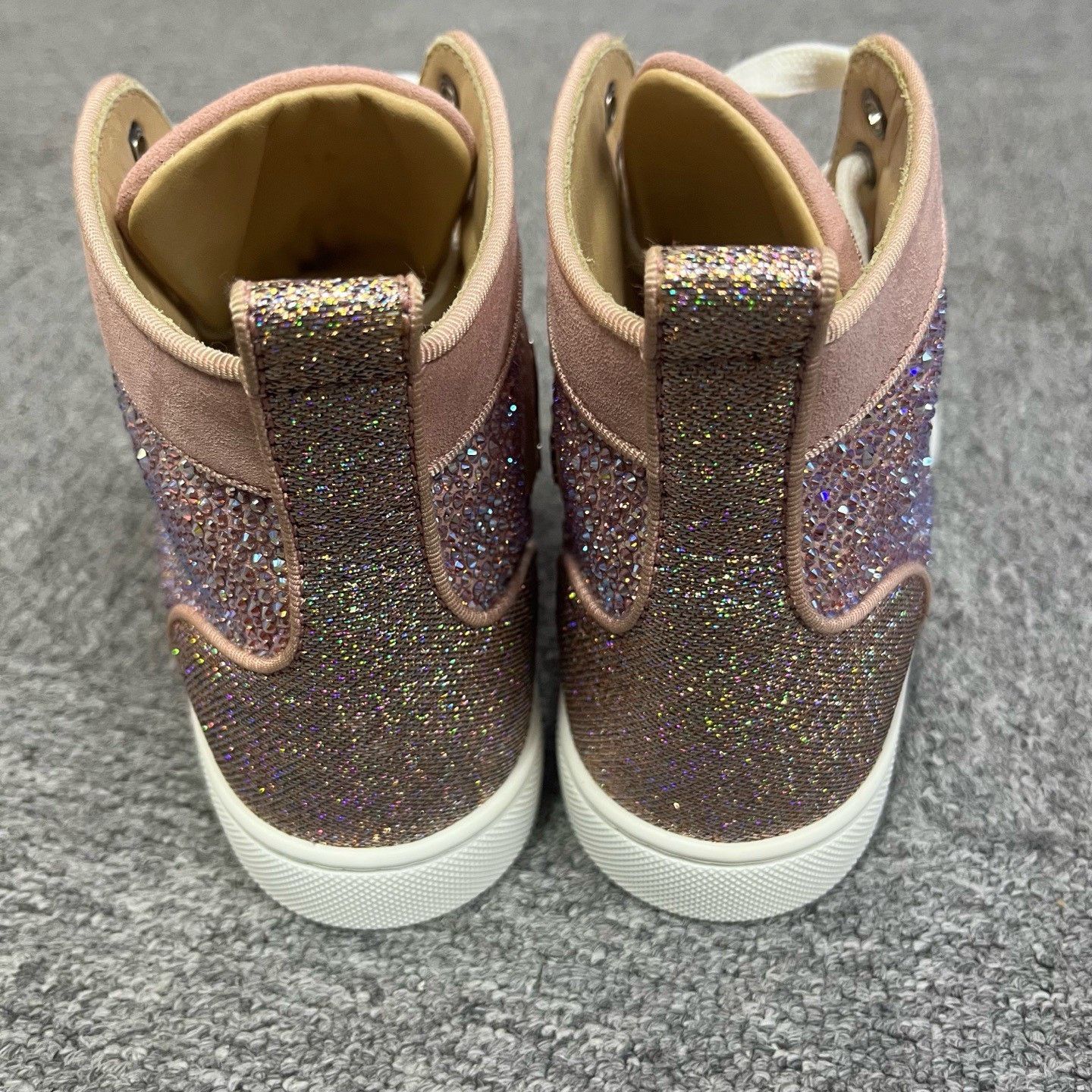 Christian Louboutin Christian Louboutin Pink Hitop Sneakers us_6 Women Size US 6 / IT 36 - 3 Thumbnail