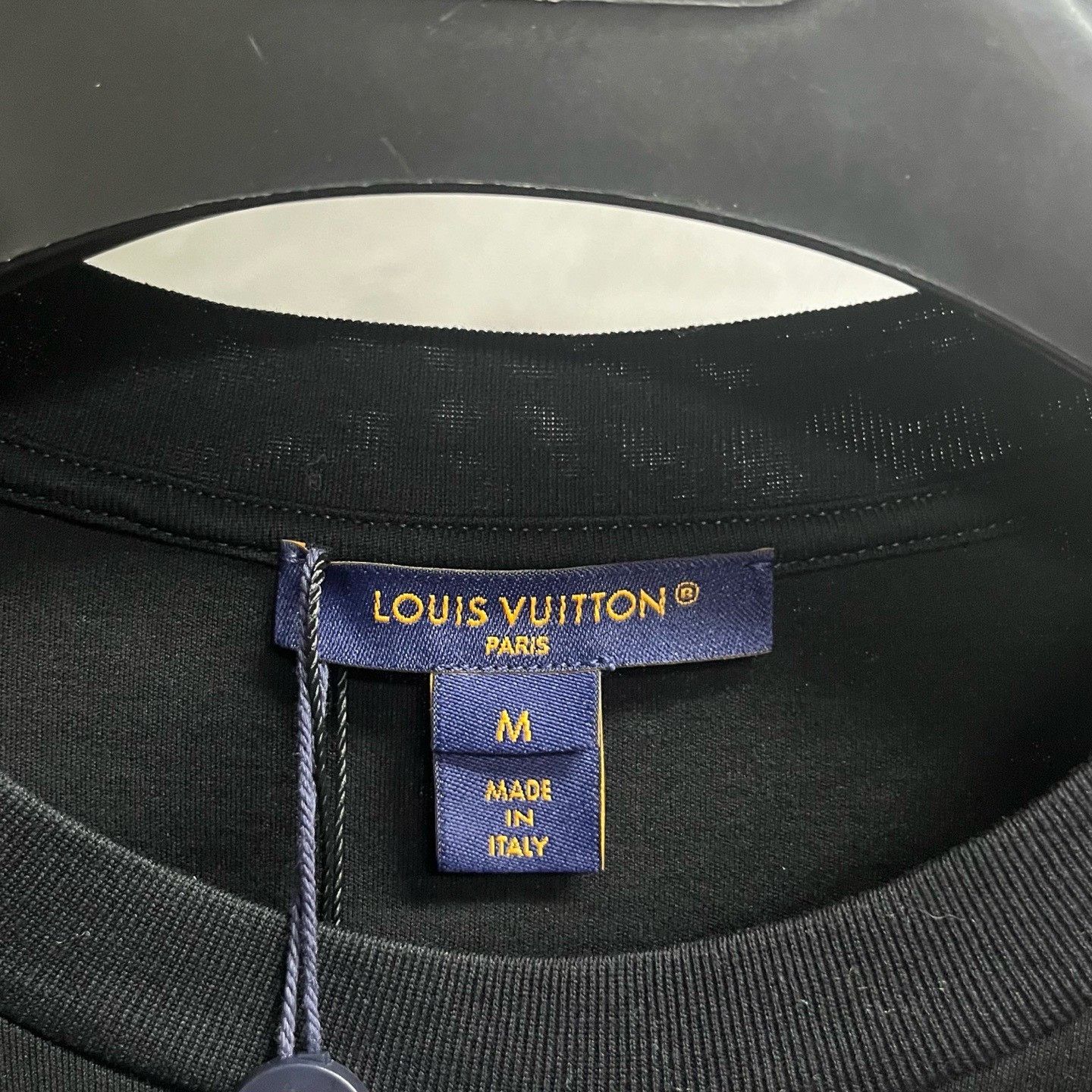 Louis Vuitton Louis Vuitton Cotton Black T-Shirt m Men Size US M / EU 48-50 / 2 - 2 Thumbnail