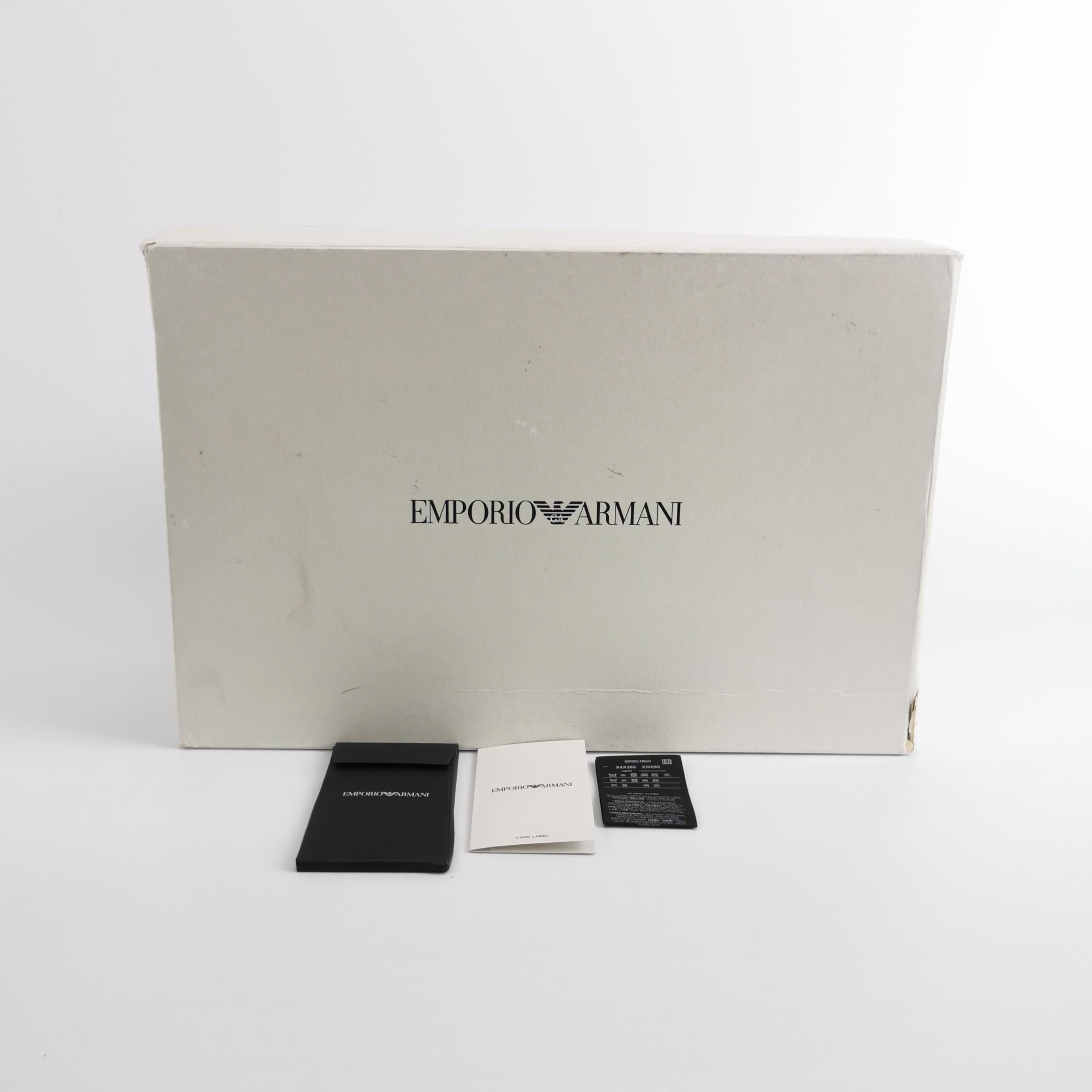 Emporio Armani Emporio Armani Logo Suede Trim Sneakers EU 40 Size US 7 / EU 40 - 7 Thumbnail