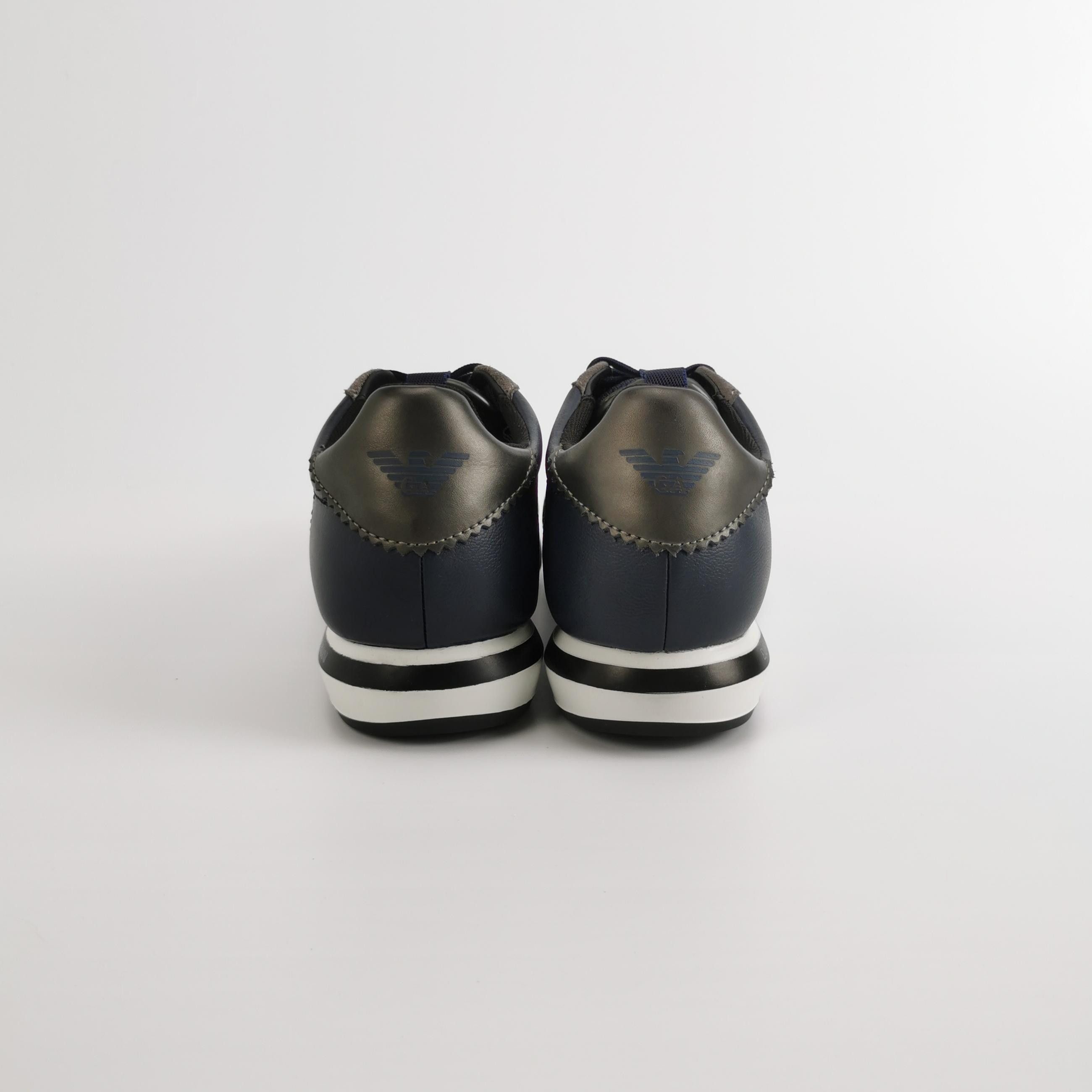 Emporio Armani Emporio Armani Logo Suede Trim Sneakers EU 40 Size US 7 / EU 40 - 5 Thumbnail